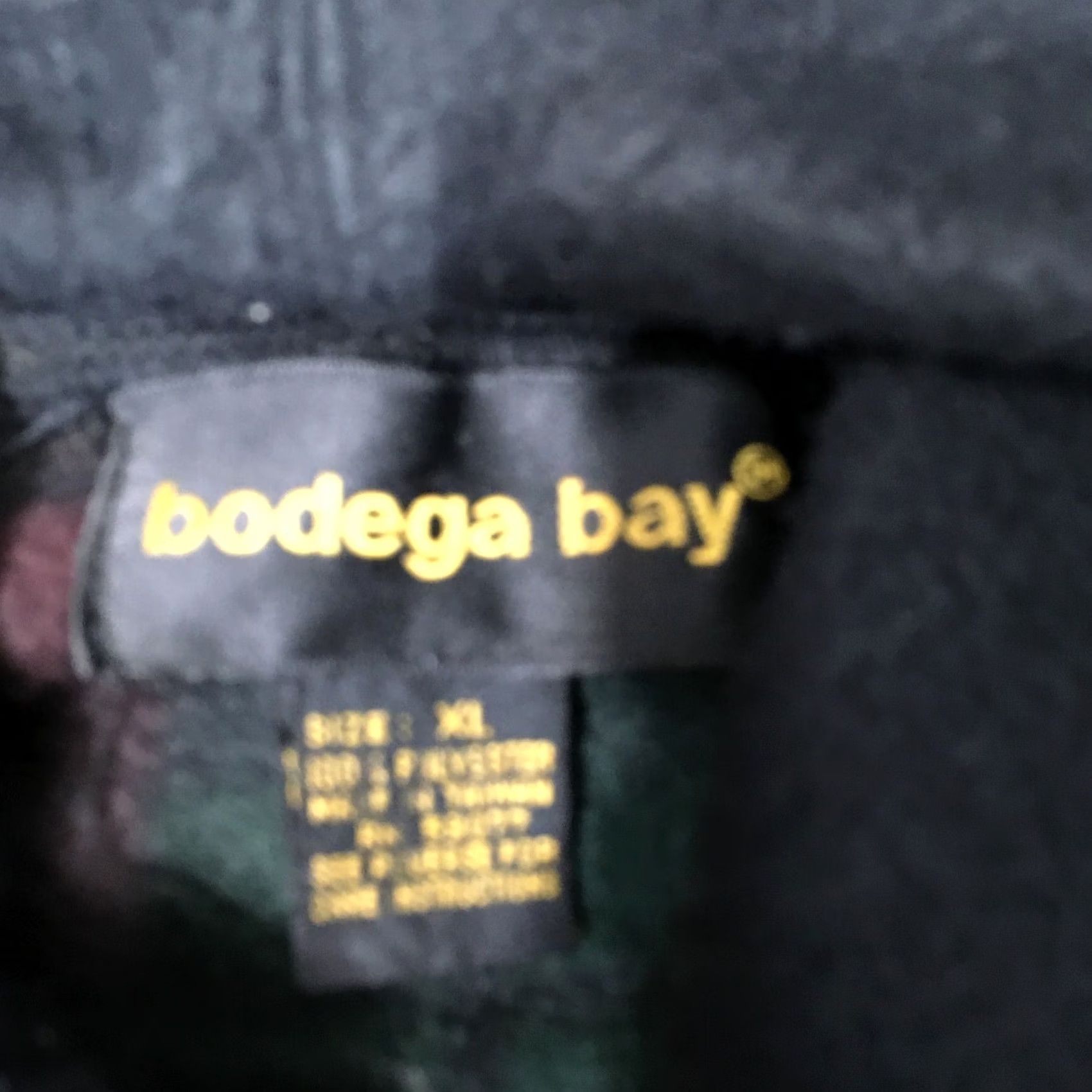 Bodega Bodega Bay Hoodie XL Multicolor Plaid Fleece Polyester Embroidered Logo Mens Pullover Size US XL / EU 56 / 4 - 3 Thumbnail