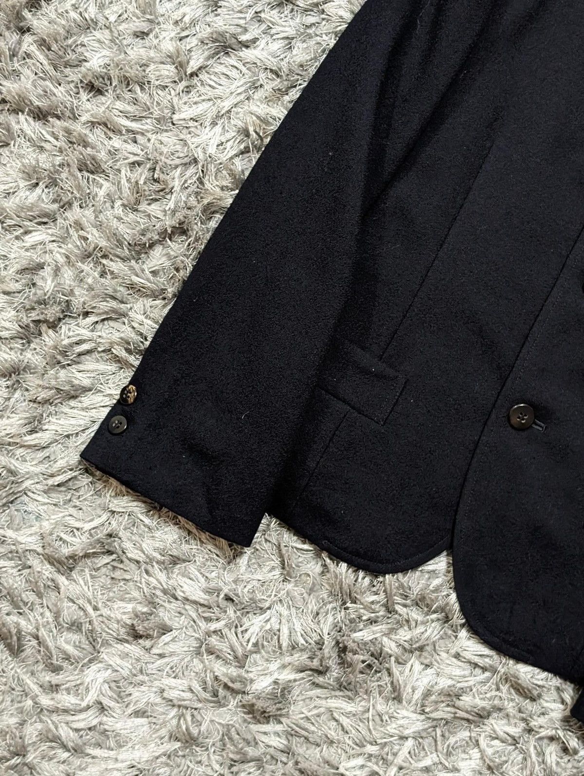 Comme des Garcons × Rei Kawakubo × Vintage 🔥Vintage AD1990 CdG TRICOT Wool Nice Design Blazer Size 36R - 7 Thumbnail