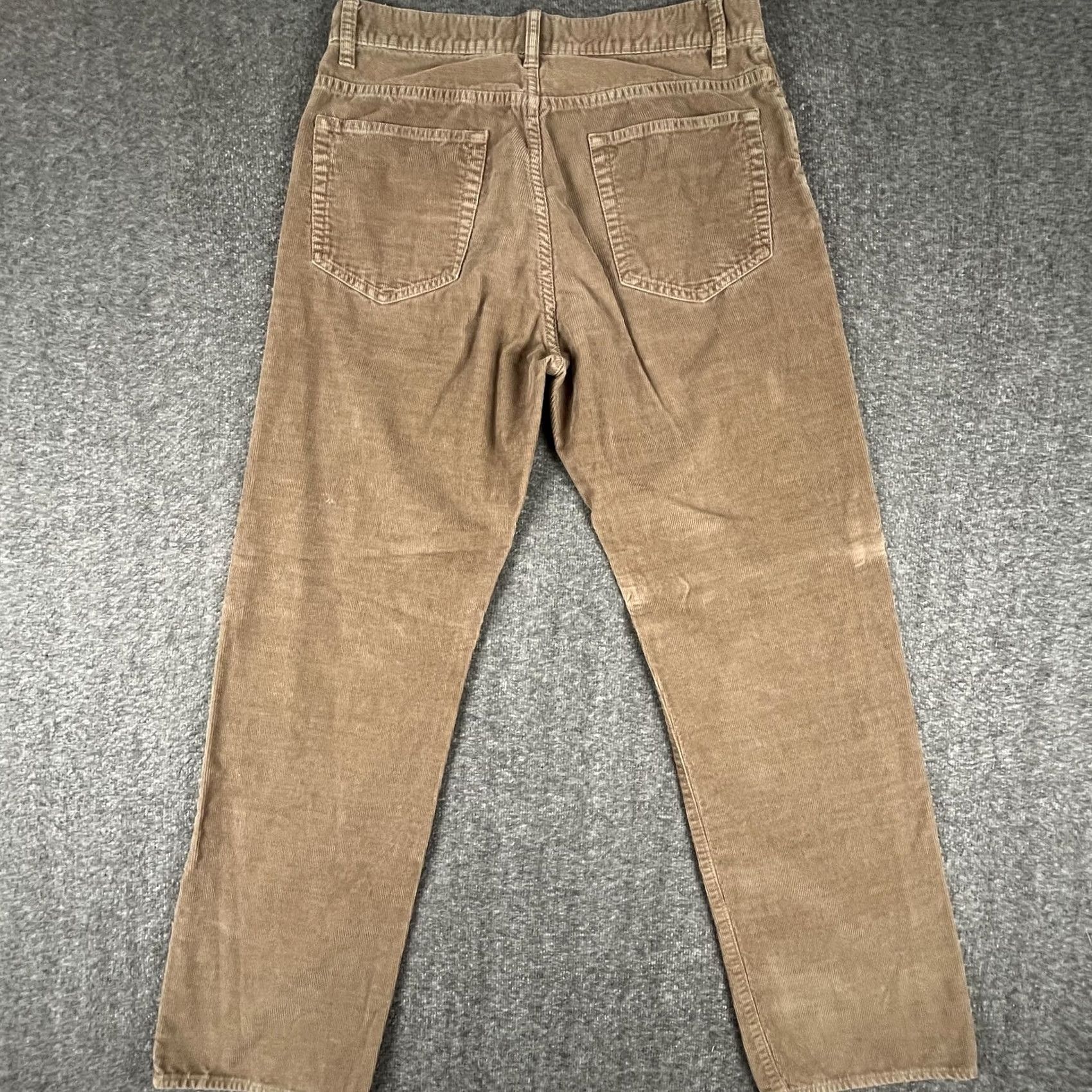 J.Crew J Crew Mens Relaxed Fit Corduroy Pants 30x31 Brown Casual Cotton 5 Pocket Size US 30 / EU 46 - 2 Thumbnail