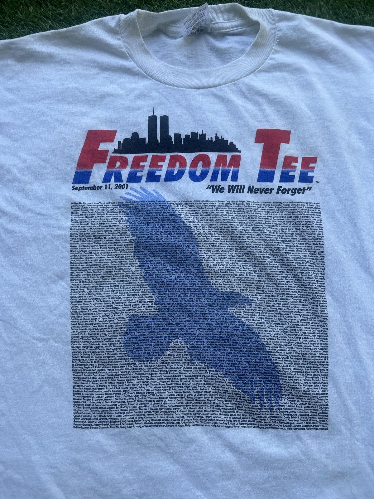 Vintage VTG 2001 9/11 Freedom Tee Size XL Size US XL / EU 56 / 4 - 2 Thumbnail