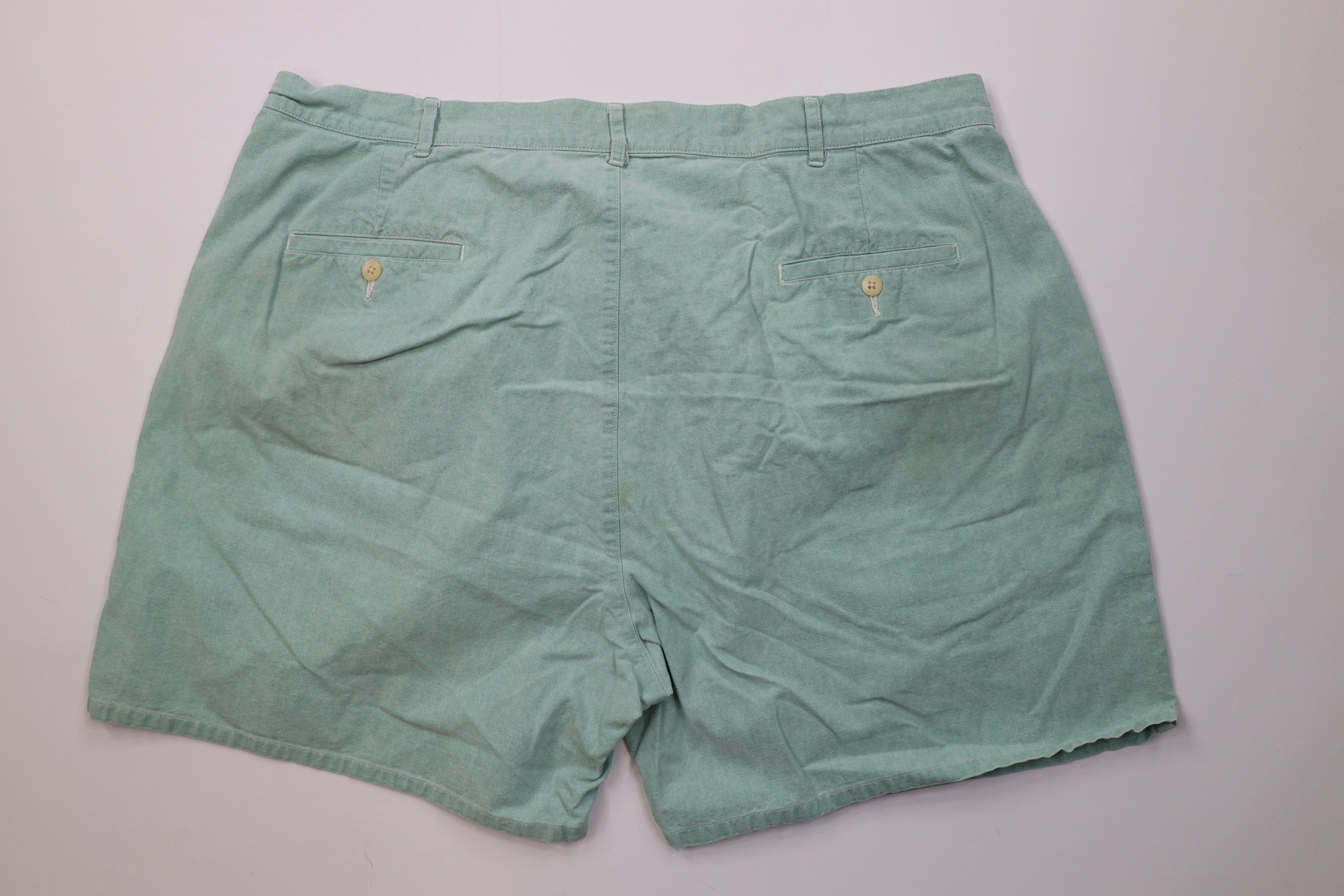 Ralph Lauren Vintage 90s Ralph Lauren Above Knee Chino Shorts Green Size US 40 / EU 56 - 7 Thumbnail