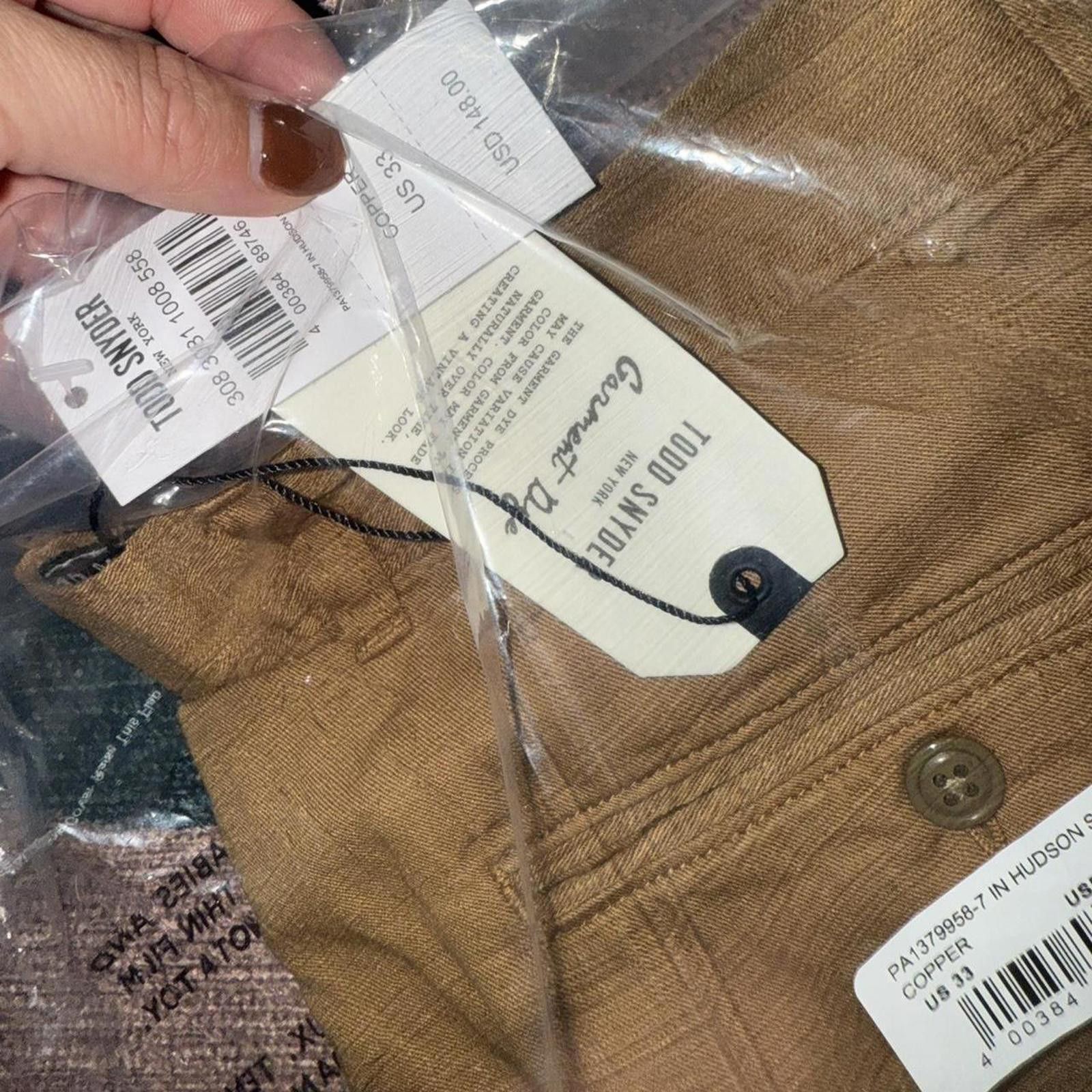 Todd Snyder Todd Snyder 7”COTTON LINEN HUDSON SHORT Size US 33 - 4 Thumbnail
