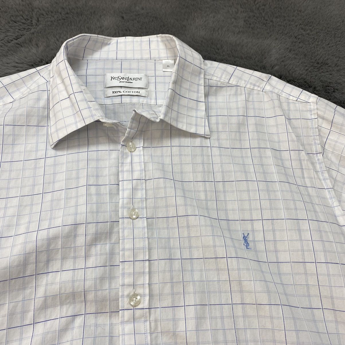 Vintage × Yves Saint Laurent Yves Saint Laurent Shirt Long Sleeve Xl Vintage Size US XL / EU 56 / 4 - 8 Thumbnail