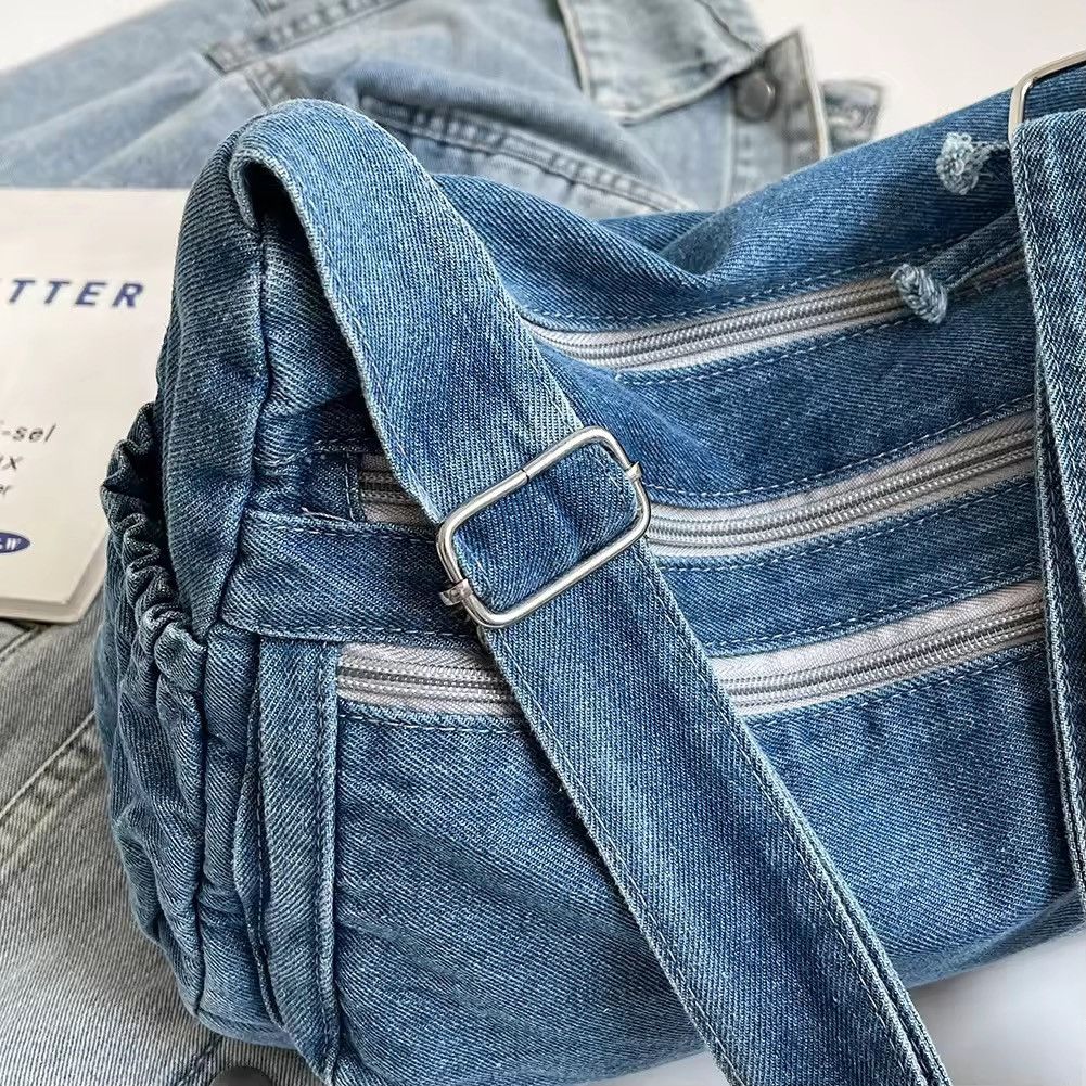 Vintage Vintage Denim Shoulder Bag Size ONE SIZE - 4 Thumbnail