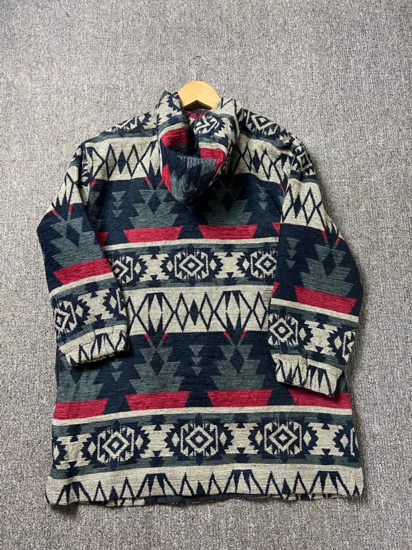 Japanese Brand VEVELKA Aztec Navajo Patterned Jacket (201) Size US S / EU 44-46 / 1 - 2 Thumbnail