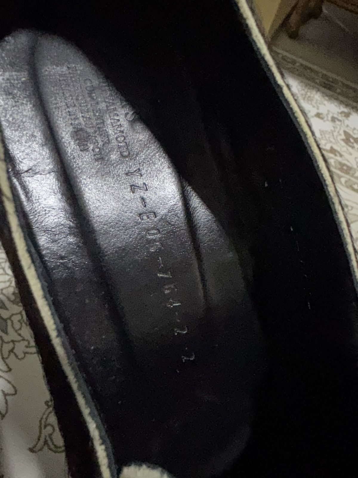 Leather × Y's × Yohji Yamamoto RARE! Y’s Slunk Leather Slip On Shoes Size US 4 / IT 34 - 6 Thumbnail