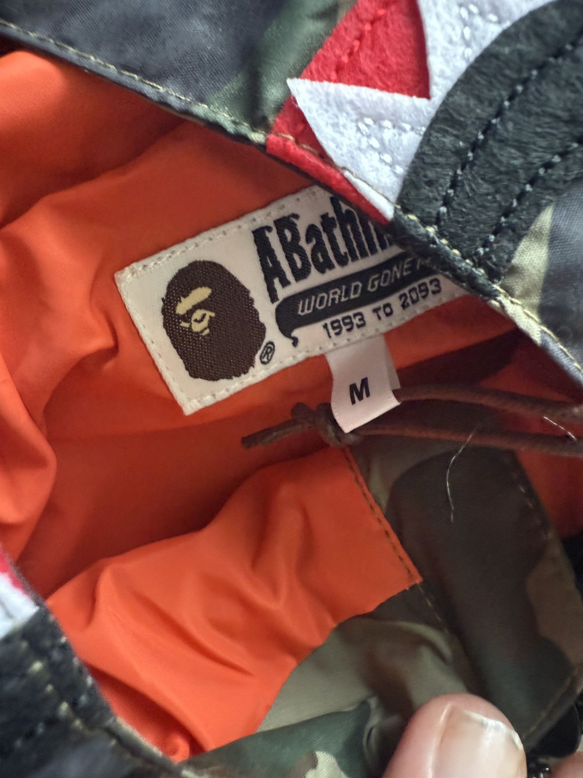 Bape Bape Green Camo Shark Windbreaker Size US M / EU 48-50 / 2 - 11 Thumbnail