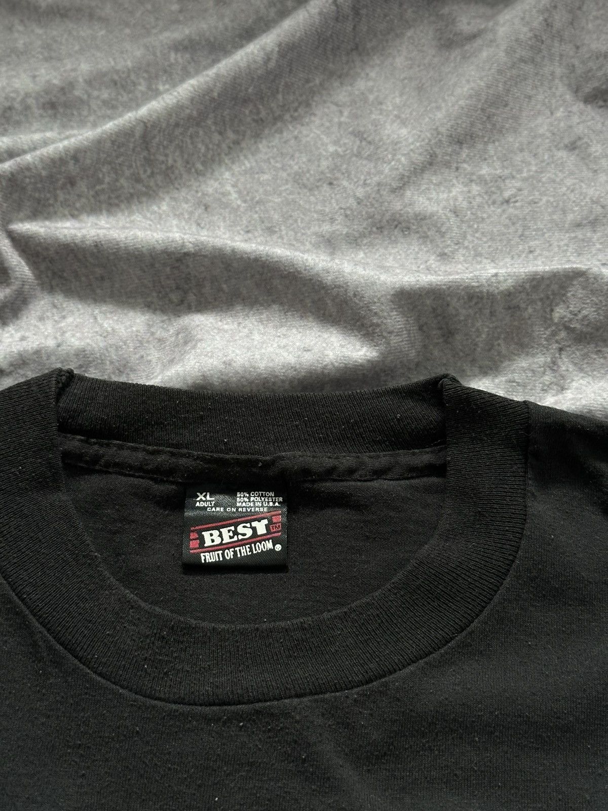Fruit Of The Loom 90s Black Diamond Riders Johny Sombrero Vintage Black Tee Size US XL / EU 56 / 4 - 9 Thumbnail
