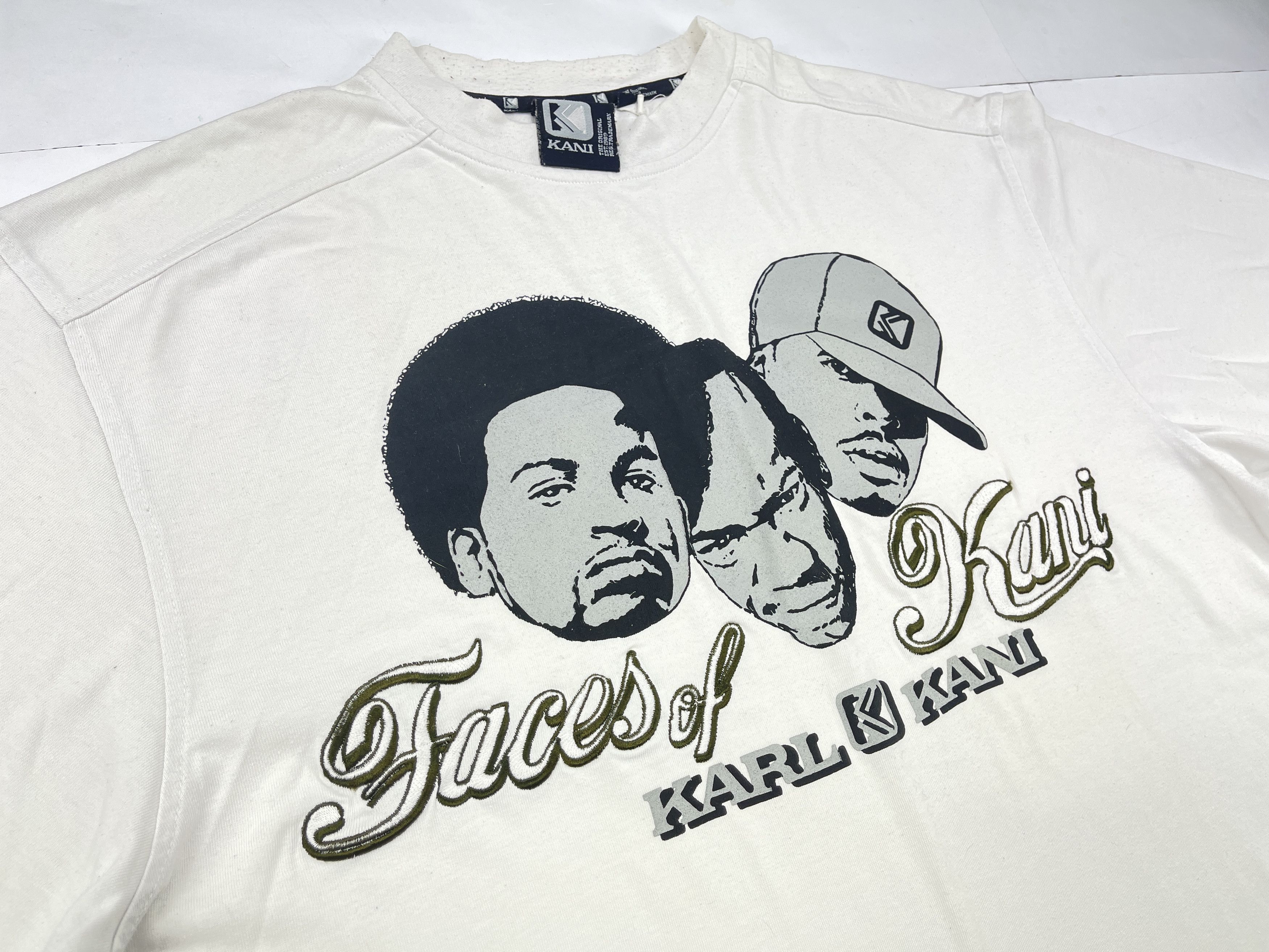 Karl Kani KARL KANI jersey, Faces of Kani, vintage hip hop t-shirt L Size US L / EU 52-54 / 3 - 4 Thumbnail