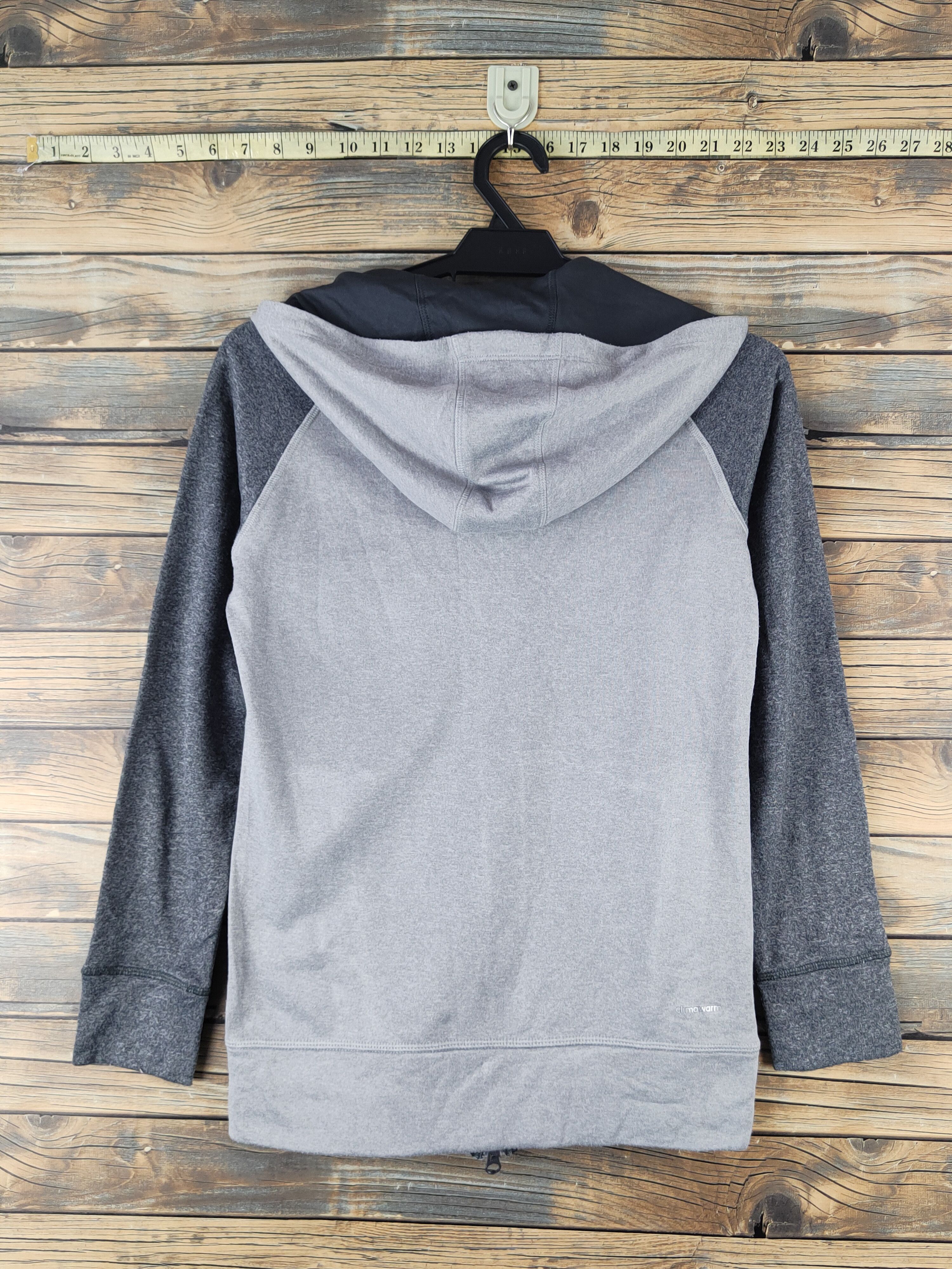 Adidas DL Adidas Gray Hoodie Sweaters #2493 Size S / US 4 / IT 40 - 8 Thumbnail