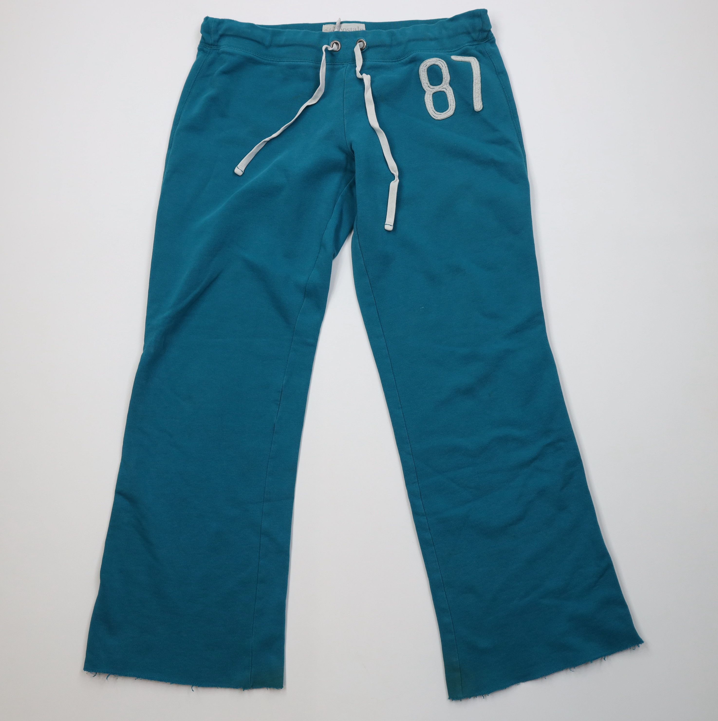 Aeropostale Vintage 90s Y2K Aeropostale Bella Wide Leg Flared Sweatpants Size 34" / US 12 / IT 48 - 1 Thumbnail