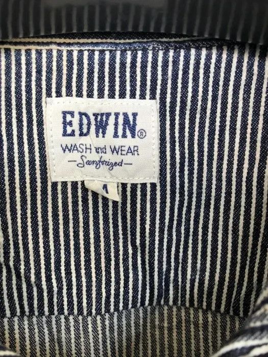 Edwin Japanese Edwin Workers Hickory Style Button Up Shirt 👕 Size US M / EU 48-50 / 2 - 3 Thumbnail