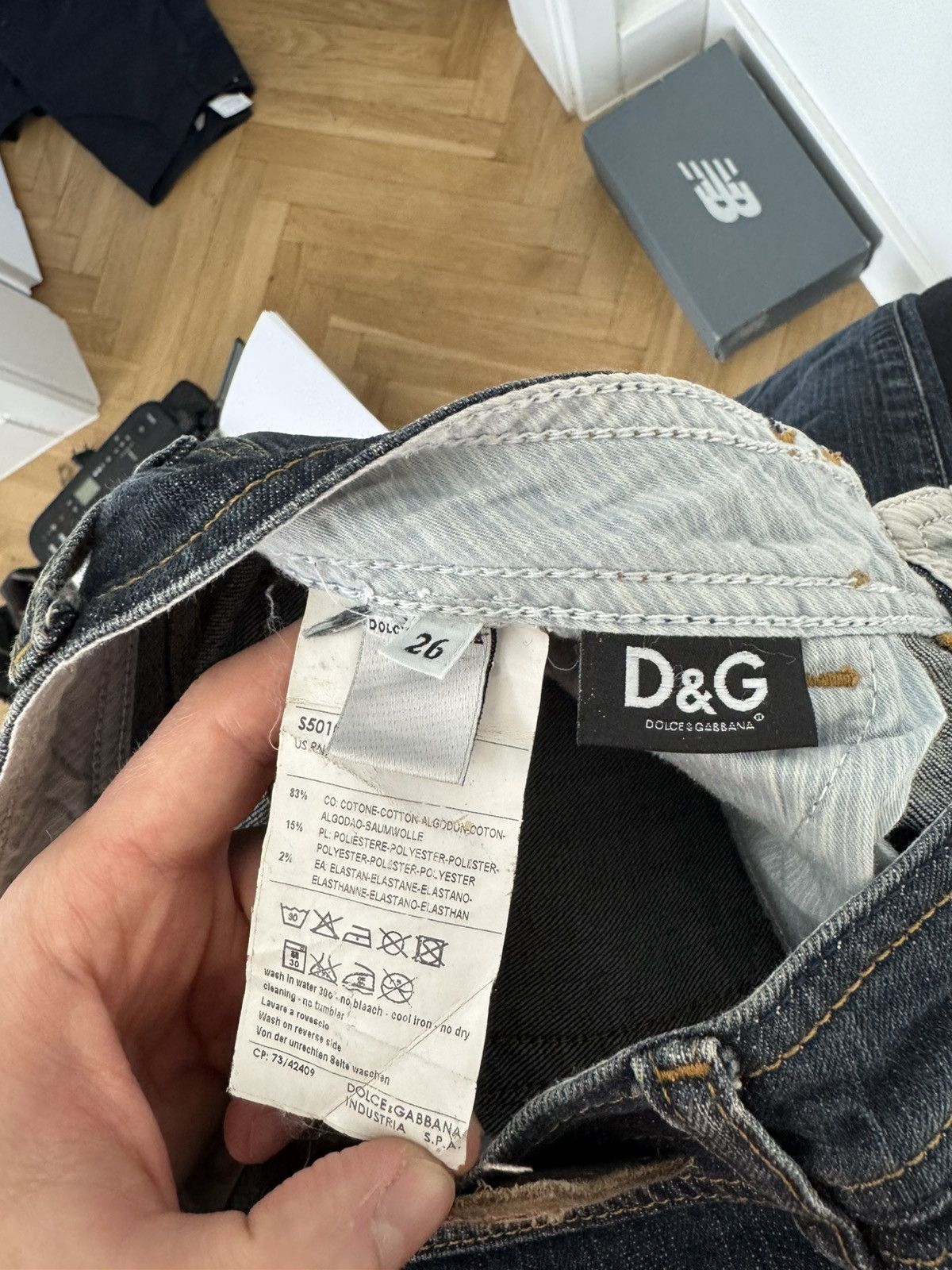 Dolce & Gabbana Dolce&Gabbana D&G Vintage Y2k Denim Jeans Pant designer rare Size 26" / US 2 / IT 38 - 5 Thumbnail