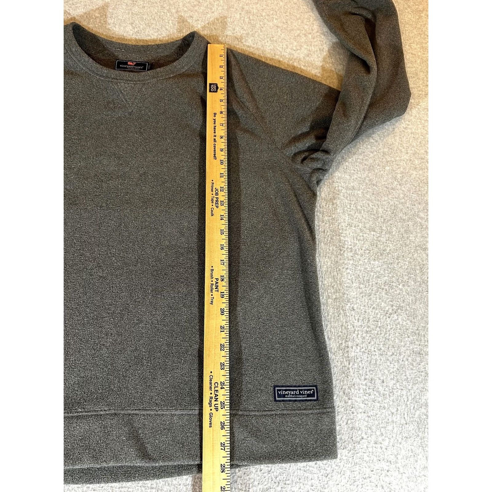 Vineyard Vines Vineyard Vines Sweatshirt Mens XL Gray Harbor Fleece Crewneck Thermal Logo Size US XL / EU 56 / 4 - 5 Thumbnail