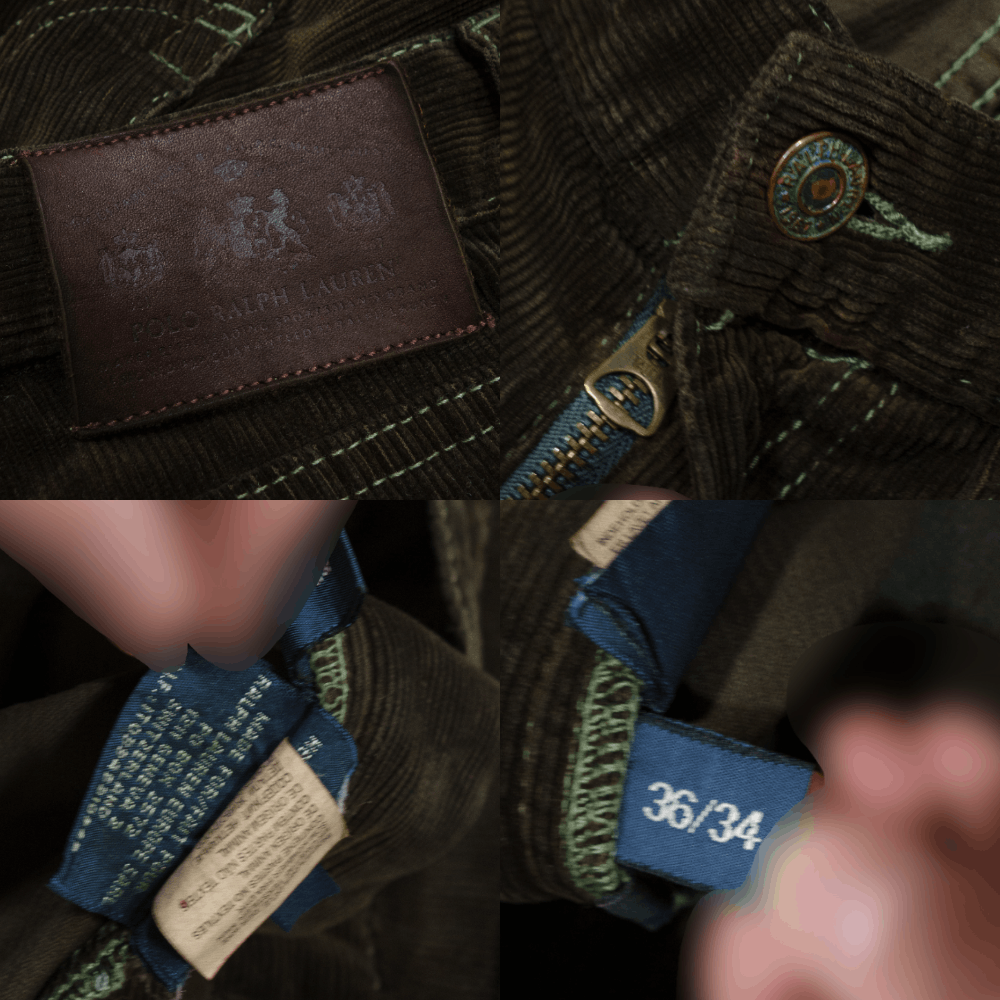 Polo Ralph Lauren Corduroy Green Pants Size US 36 / EU 52 - 6 Thumbnail