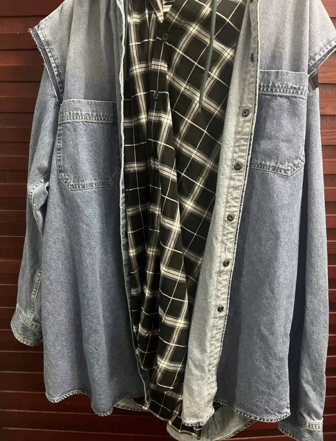 Balenciaga Balenciaga denim jacket Size US S / EU 44-46 / 1 - 1 Thumbnail
