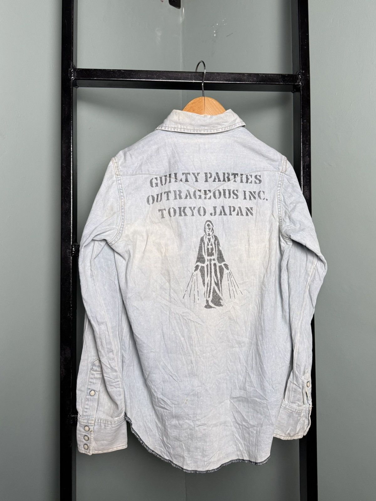 Wacko Maria WACKO MARIA GUILTYPARTIES DENIM LONGSLEEVE BUTTON VINTAGE Size US S / EU 44-46 / 1 - 1 Thumbnail