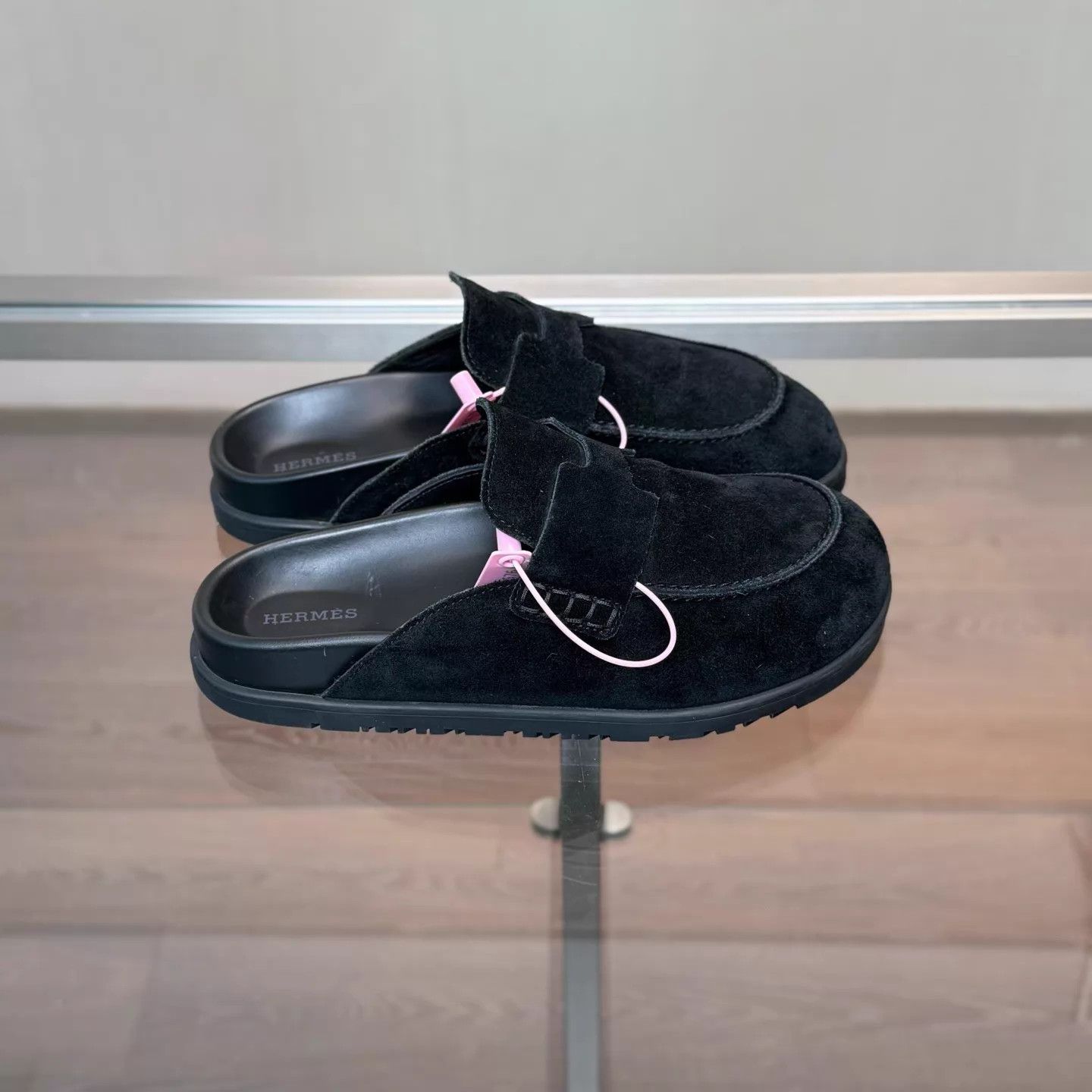 Hermes Hermes Go Mule Black 38 Size US 7.5 / IT 37.5 - 3 Thumbnail