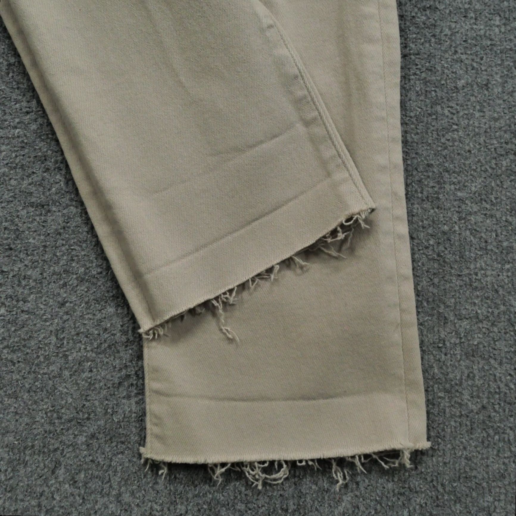 Mavi Mavi Jeans Womens 27 Tan Khaki Viola High Rise Slim Straight Cropped 26x26 Denim Pocket 5-Pocket Beige Cotton Blend Regular Womens Jeans Size 26" / US 2 / IT 38 - 7 Thumbnail