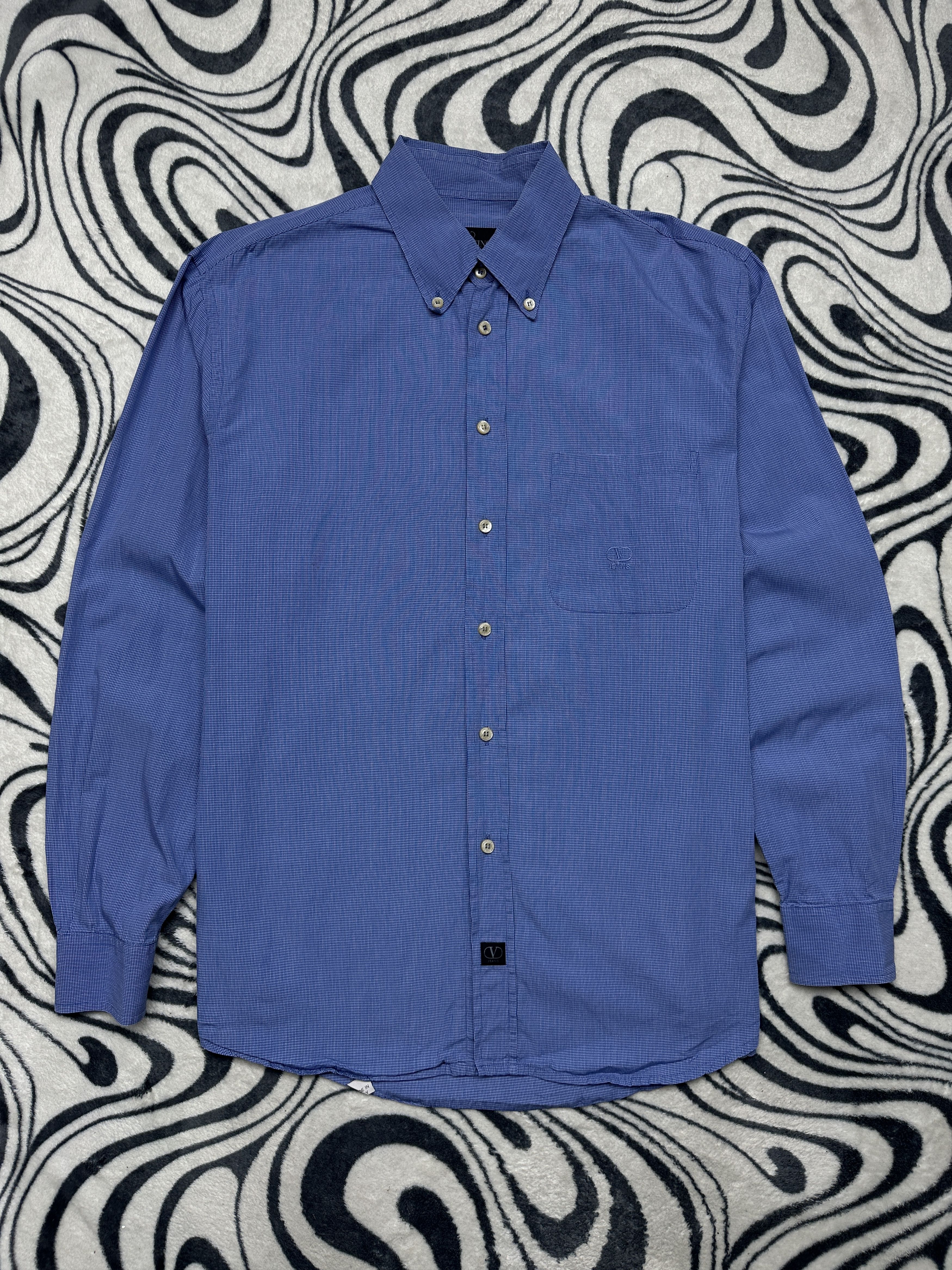 Valentino Valentino Vintage Mens Long Sleeve Shirt Size US XL / EU 56 / 4 - 1 Thumbnail