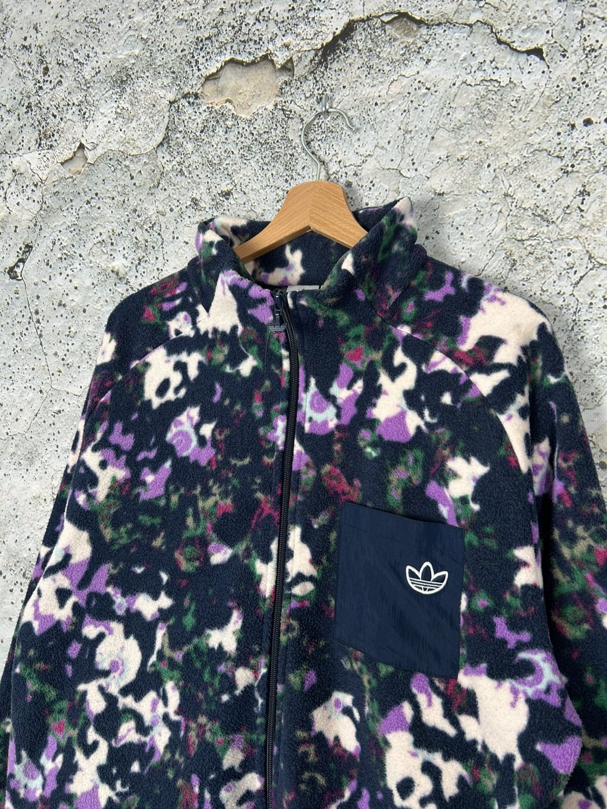 Adidas Floral Fleece Streetwear Gorpcore Outdoor Hype