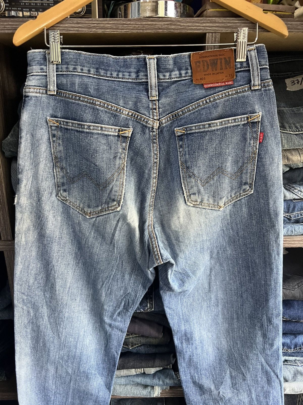 Edwin 🔥Vintage Edwin 403 Distressed Denim Size US 32 / EU 48 - 11 Thumbnail