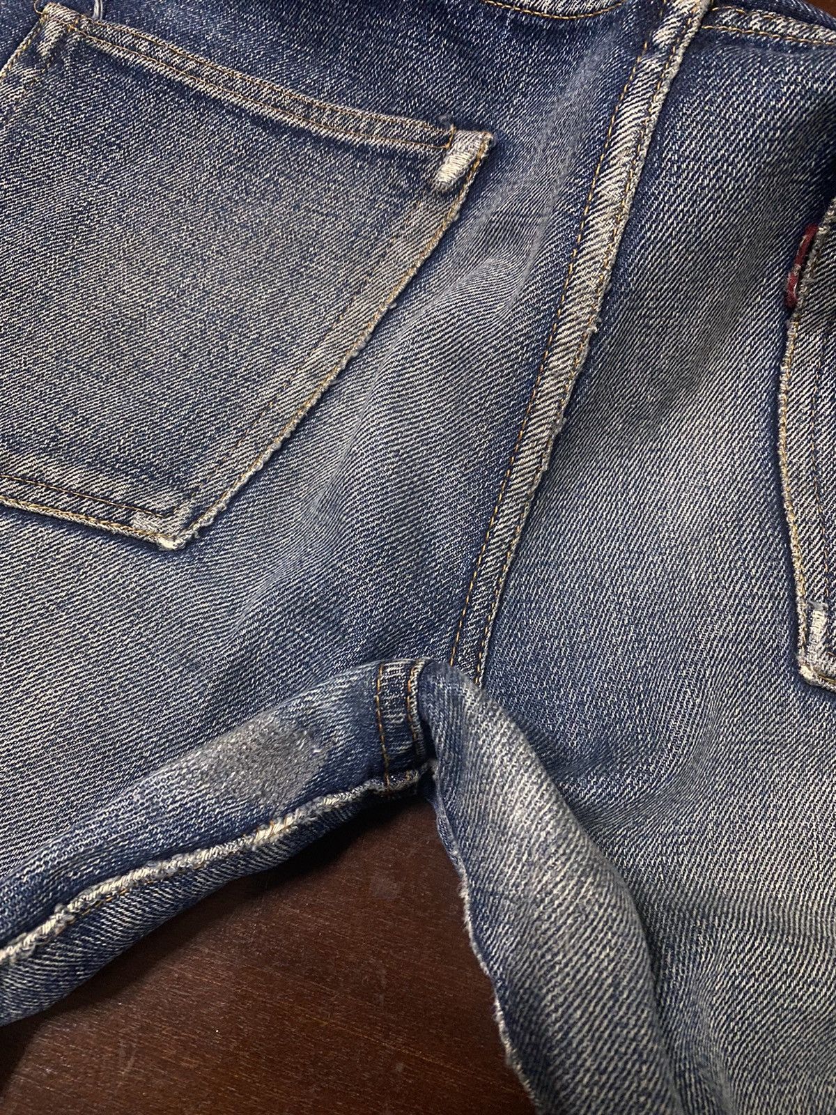 Denime Vintage 90s DENIME JAPAN Distress Mud Denim Selvedge Jeans Size US 36 / EU 52 - 19 Thumbnail