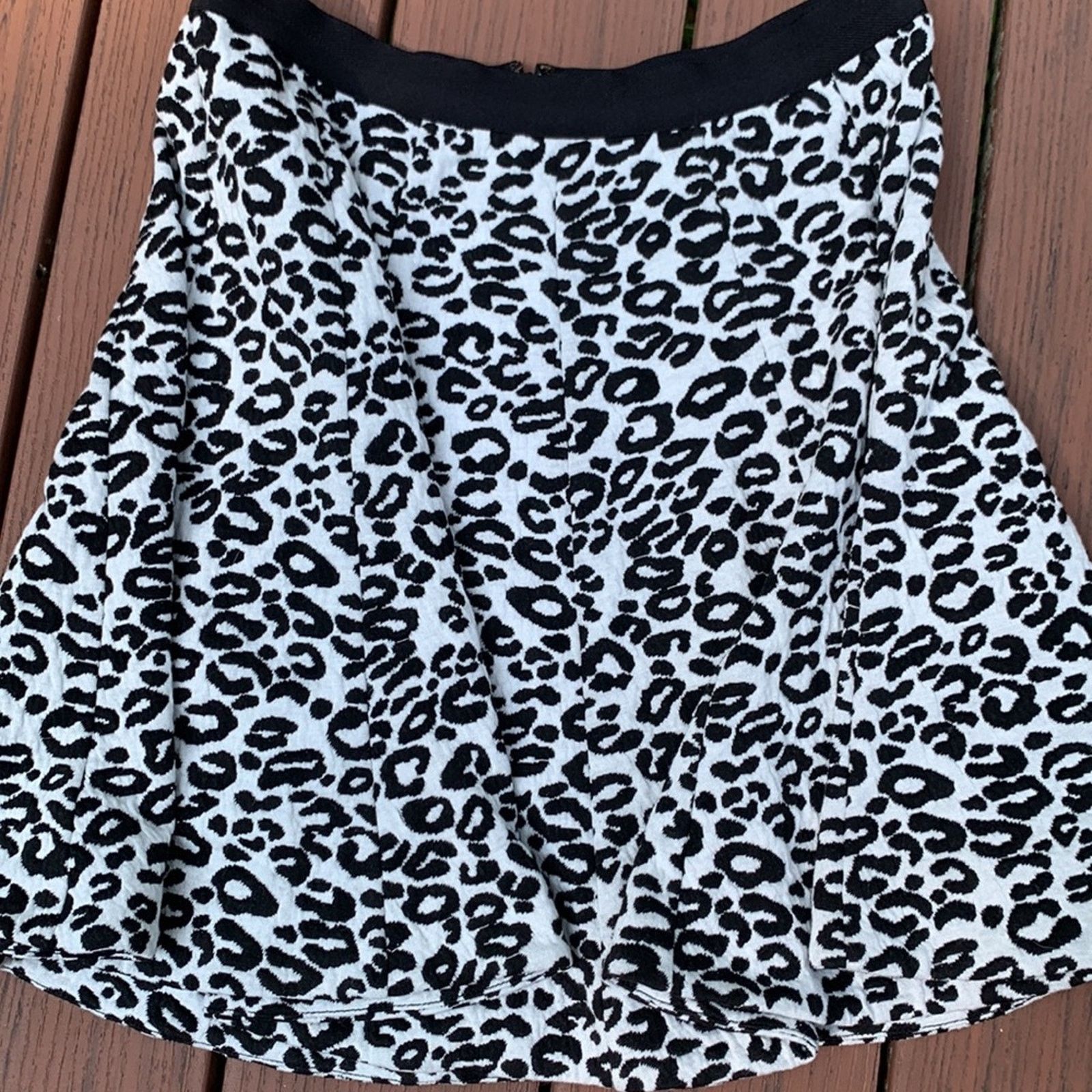 Rebecca Taylor Rebecca Taylor skater circle skirt leopard ocelot Size 30" / US 8 / IT 44 - 4 Thumbnail