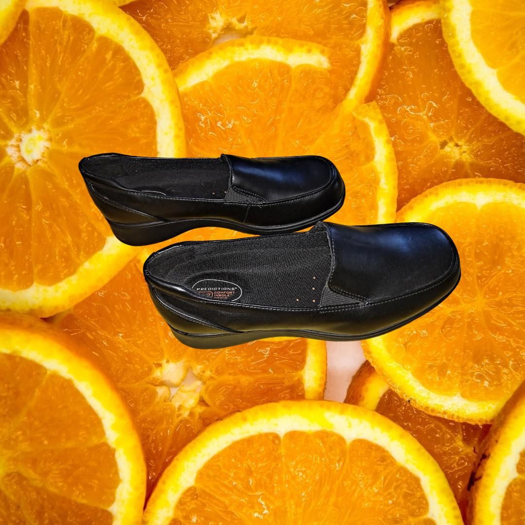 Other Predictions Black Comfort Insole Safe Step Black Loafers Siz Size US 9 / IT 39 - 3 Thumbnail