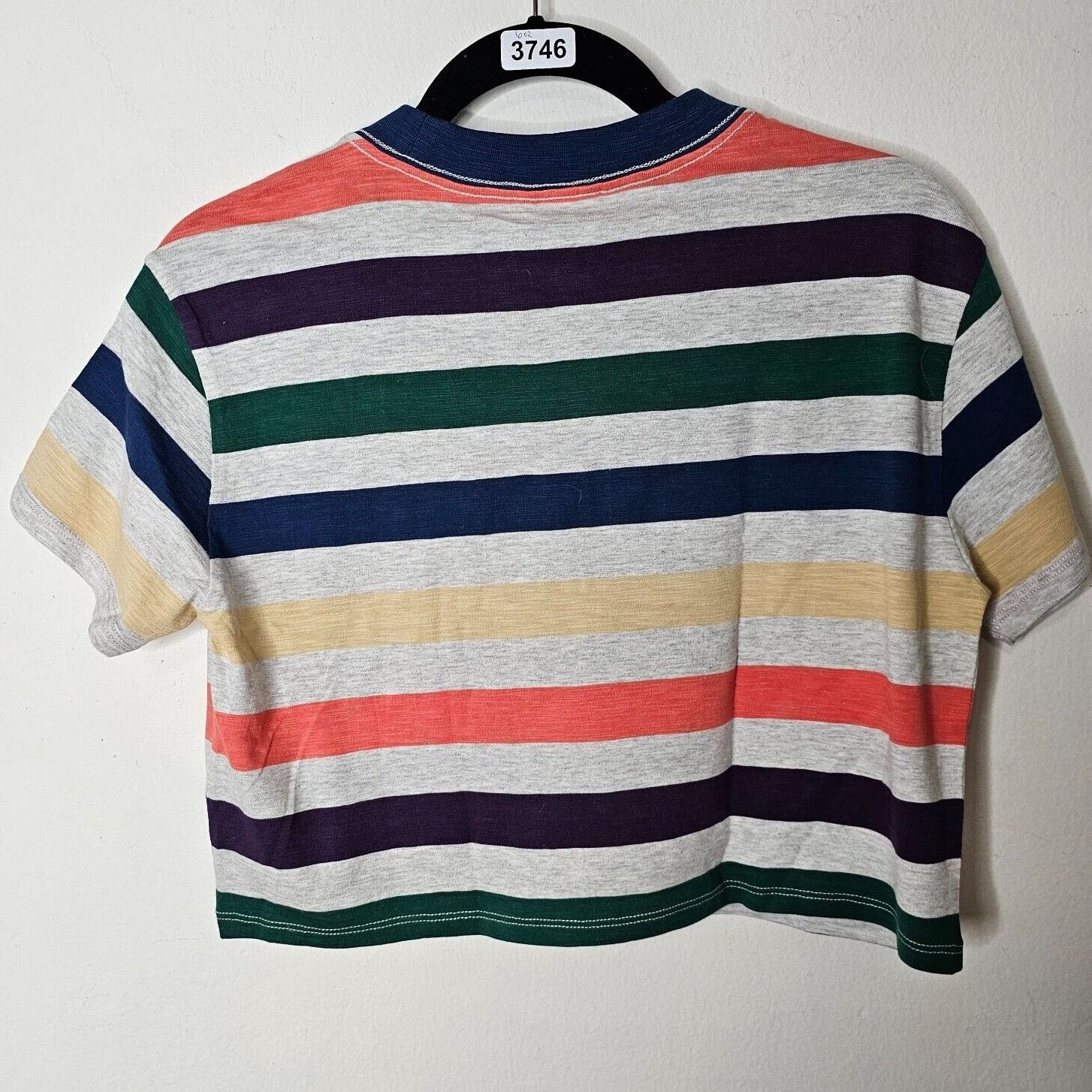 Guess Guess Originals 1981 Gray Multi Stripe Crop Guess Logo SP Size S / US 4 / IT 40 - 3 Thumbnail