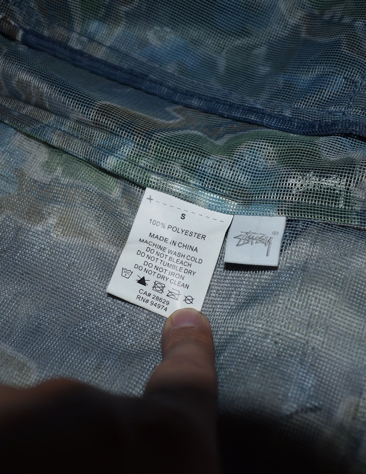 Stussy Stussy Mesh Parsley Jacket Size US S / EU 44-46 / 1 - 3 Thumbnail