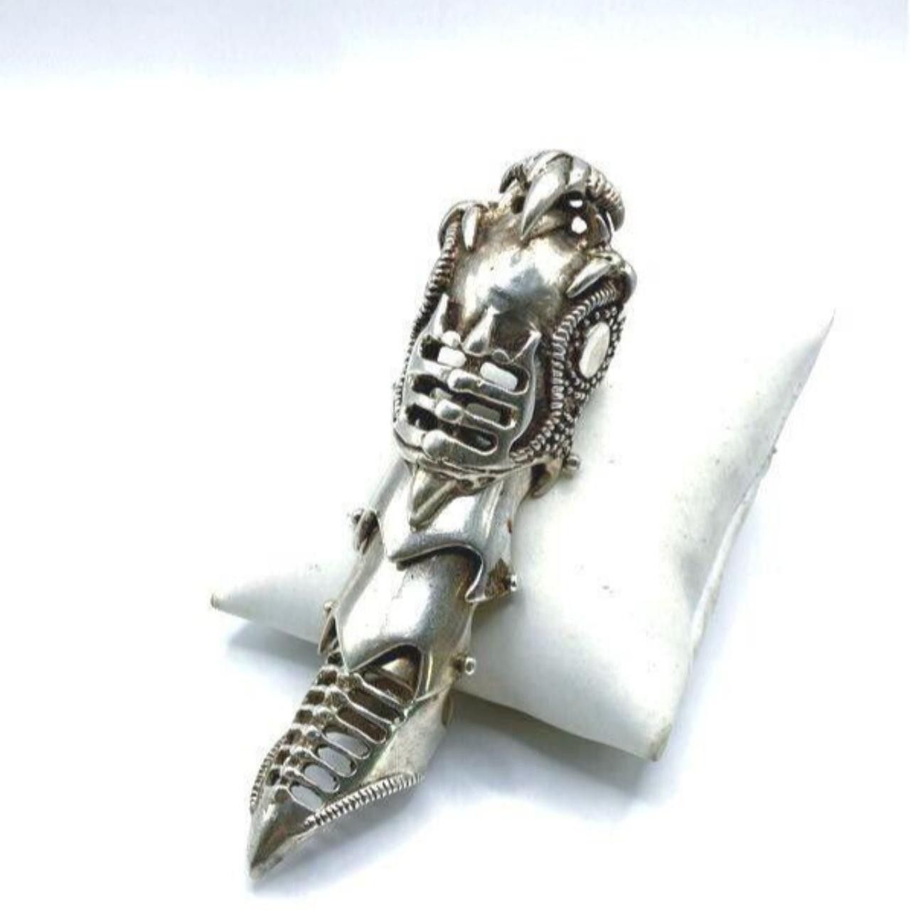 Other Articulated .925 Silver Armor Ring Size ONE SIZE - 2 Thumbnail