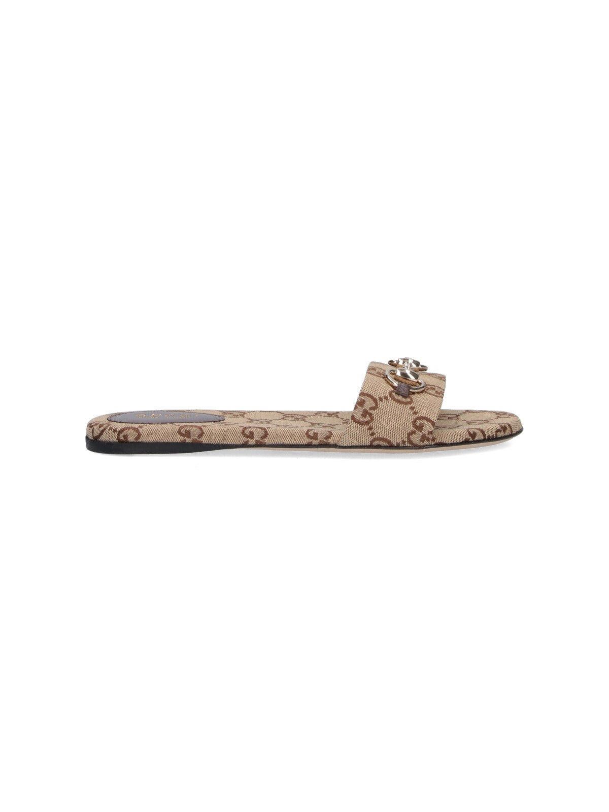 GUCCI SLIDE SANDAL WITH HORSEBIT SIZE 38