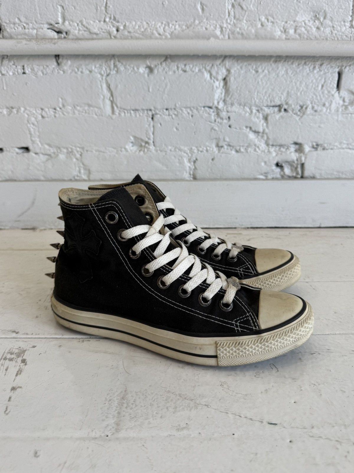 【稀少】Chrome Hearts CONVERSE ALL STAR 28.5 Chrome Hearts Chuck Taylor All Star Canvas High Top 
