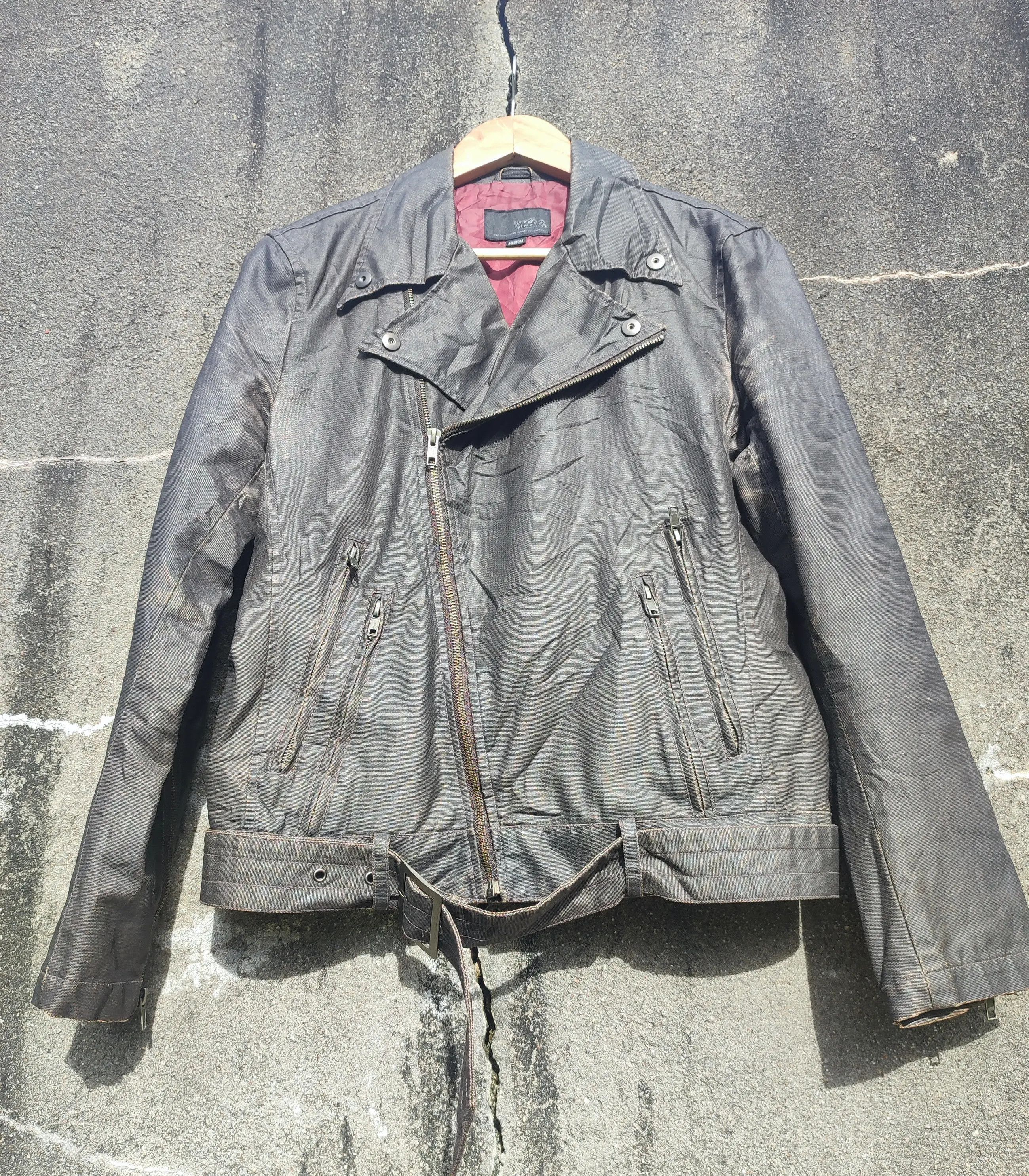 Designer × Mossimo 🔥STEAL🔥 Rare Design Synthetic Leather Jacket By Mossimo Size US S / EU 44-46 / 1 - 2 Thumbnail