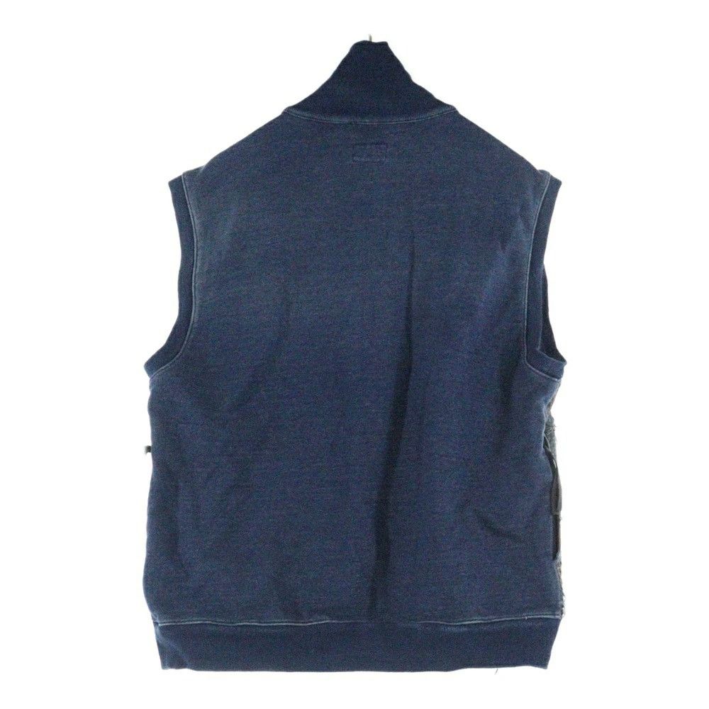Kapital KAPITAL KOUNTRY 25SS BORO FLEECE INDIGO HALF ZIP VEST jacket Size US L / EU 52-54 / 3 - 9 Thumbnail