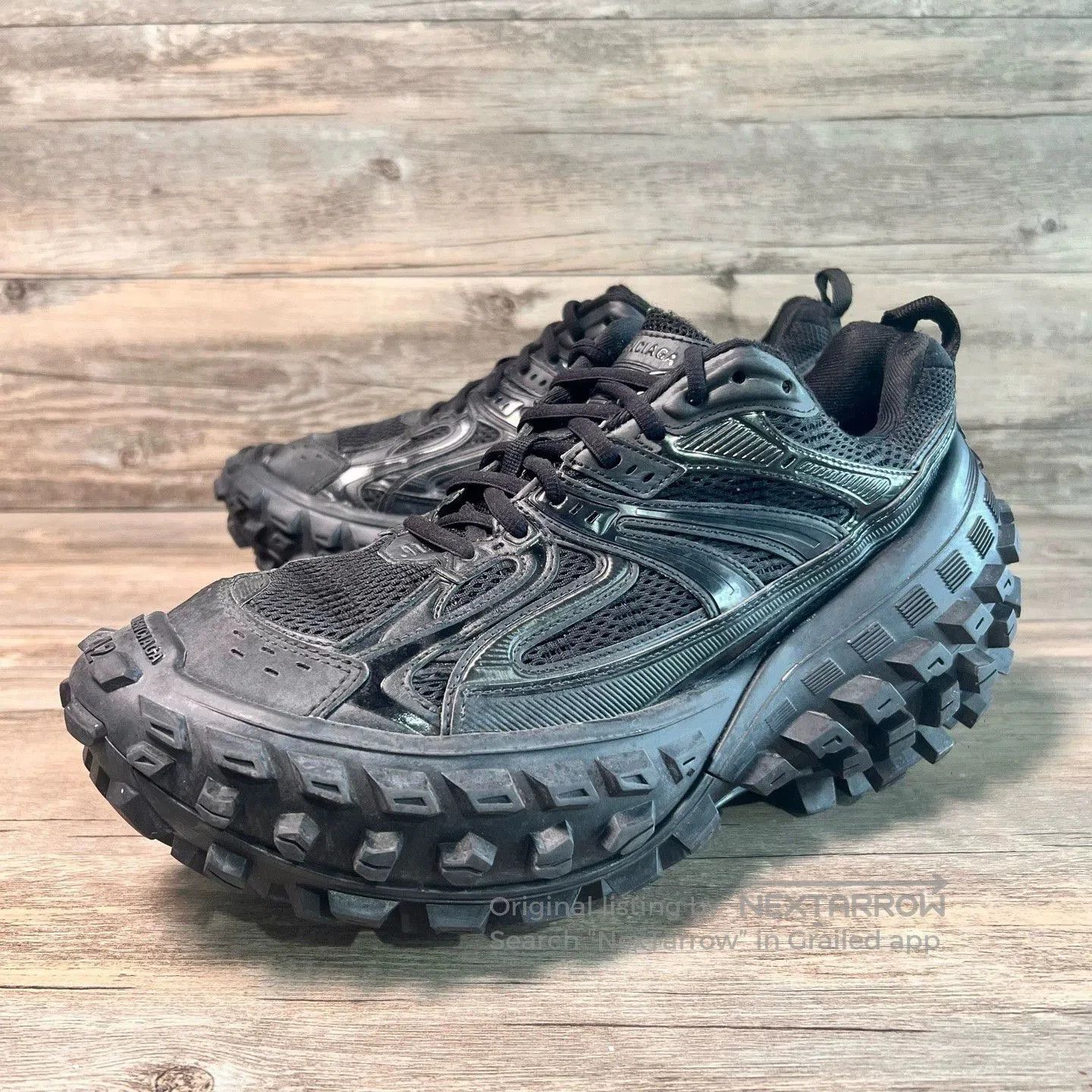 Balenciaga Balenciaga defender black sneaker size 42 | Grailed