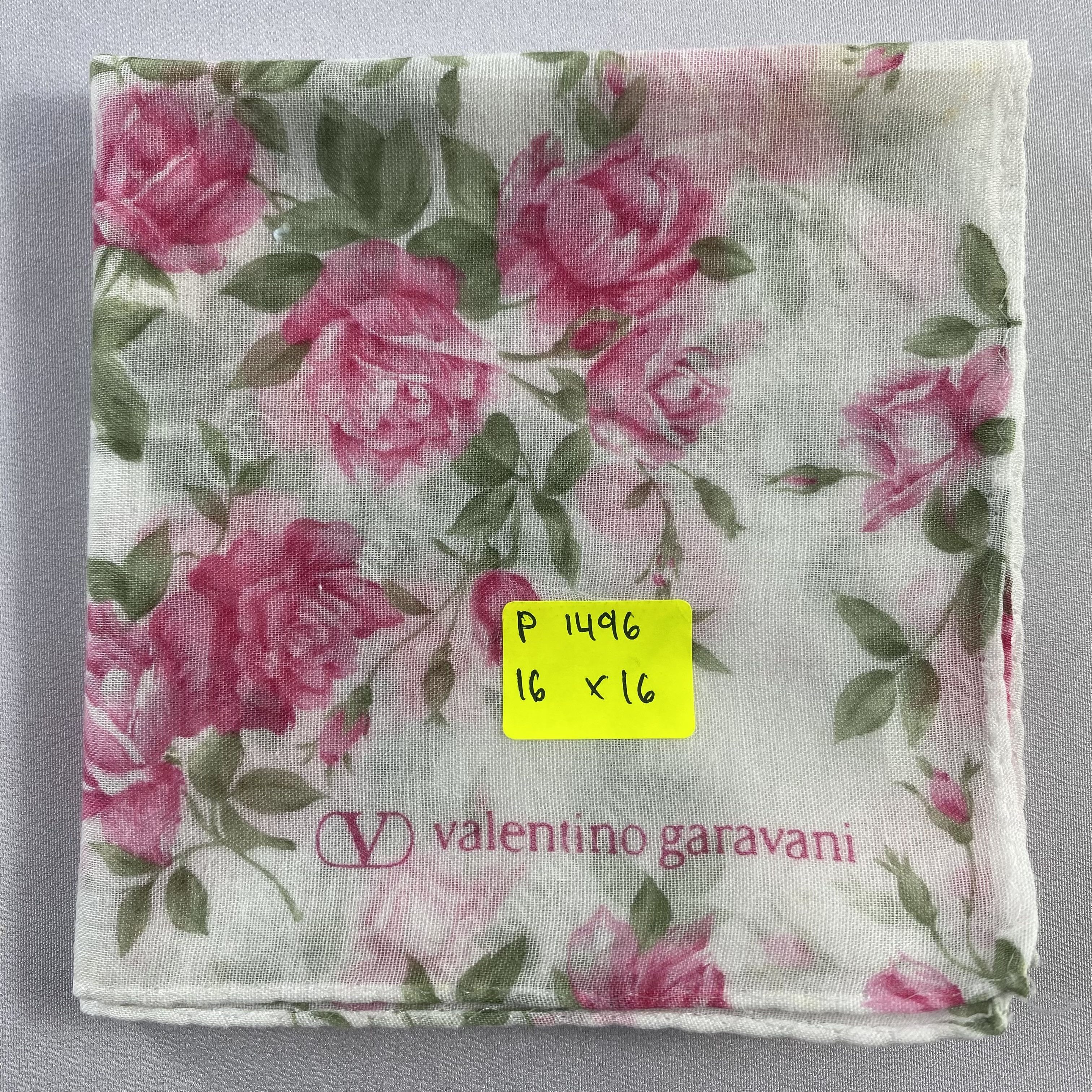 Valentino × Vintage Valentino Garavani Bandana/ Handkerchief / Neckerchief-P1496 Size ONE SIZE - 6 Thumbnail