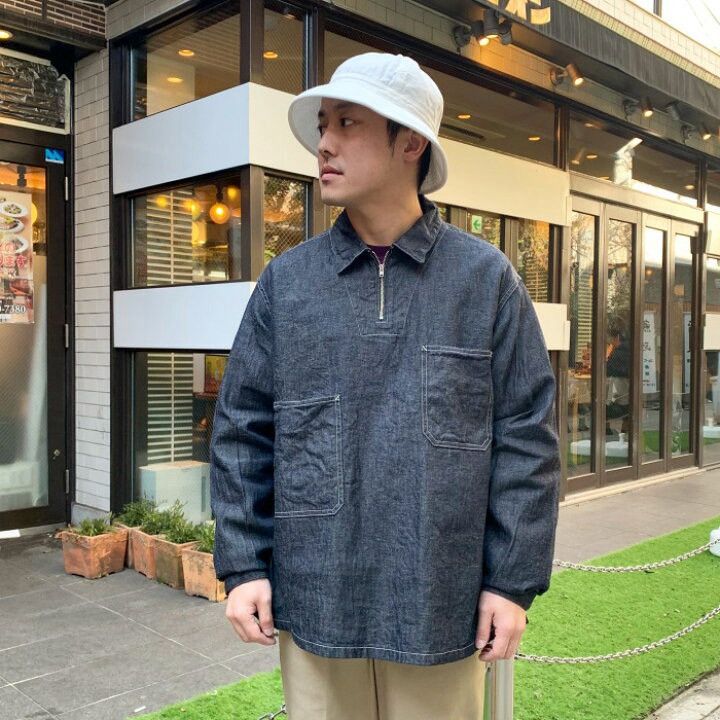 Nigel Cabourn Nigel Cabourn Pullover Shirt Denim Size US M / EU 48-50 / 2 - 5 Thumbnail