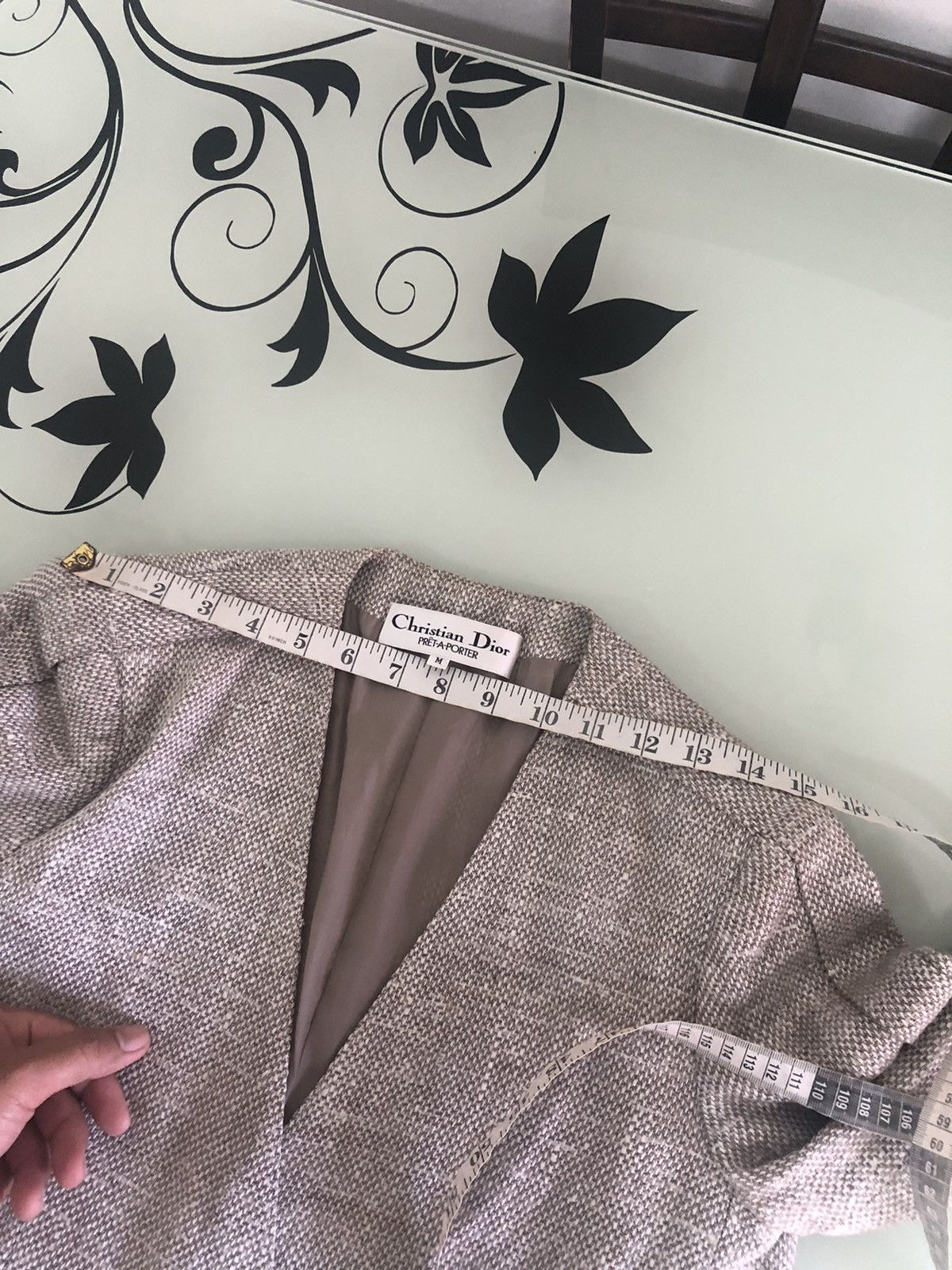 Christian Dior Monsieur Vintage Christian Dior Tweed Cupra Blazer Jacket Size M / US 6-8 / IT 42-44 - 22 Thumbnail