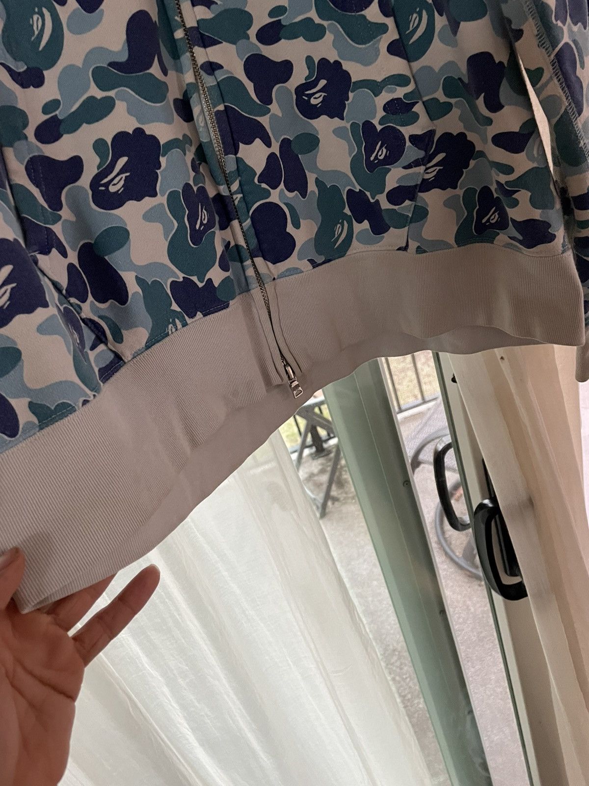 Bape Bape Shark Hoodie Blue Camo Size US XL / EU 56 / 4 - 7 Thumbnail