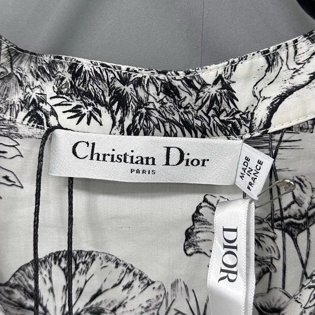 Dior Dior Belted Zoo Ink-Wash Print Dress 38 New Size S / US 4 / IT 40 - 5 Thumbnail