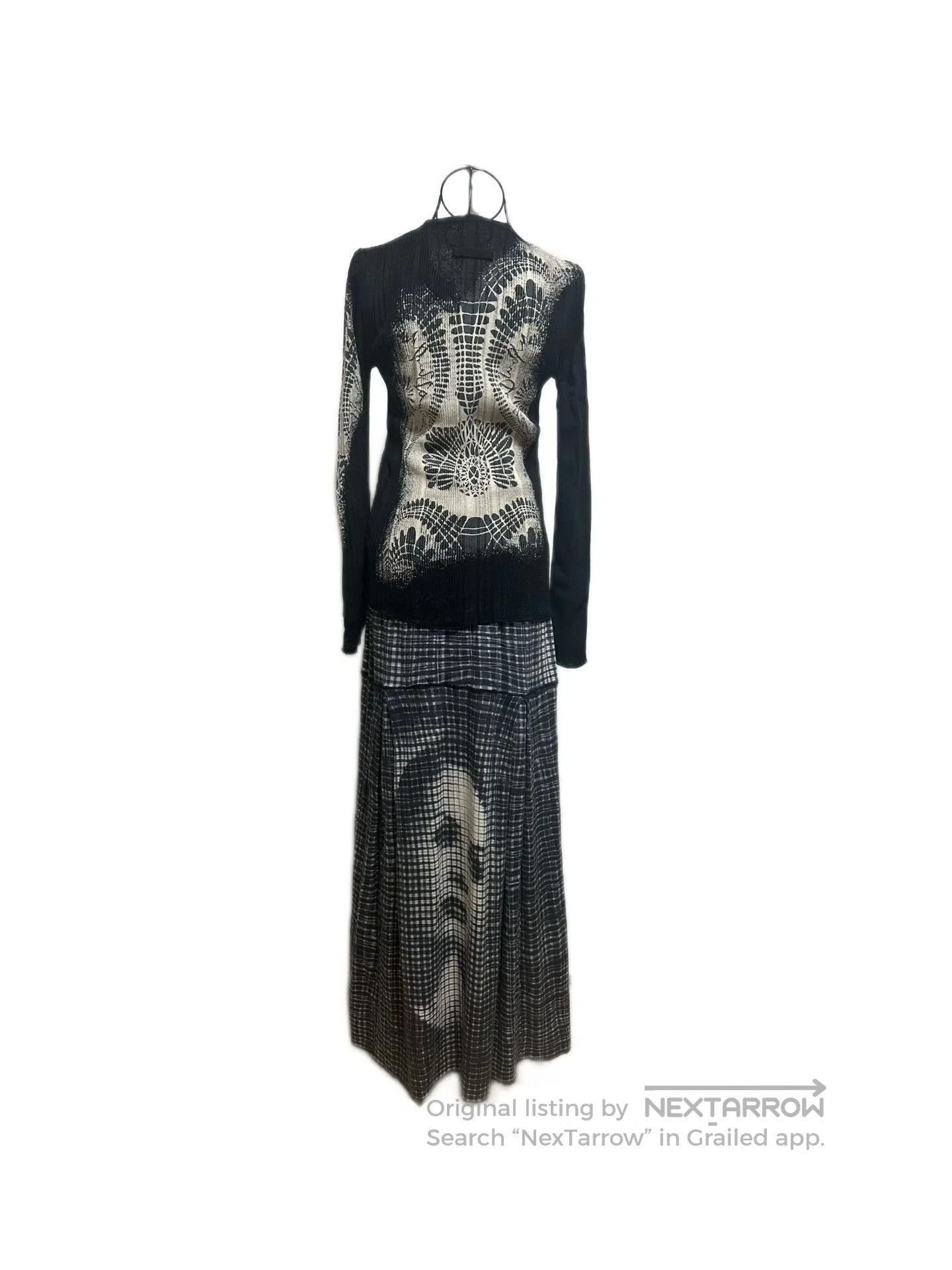 Jean Paul Gaultier Jean Paul Gaultier Portrait Mosaic Midi Skirt. Size M / US 6-8 / IT 42-44 - 2 Thumbnail