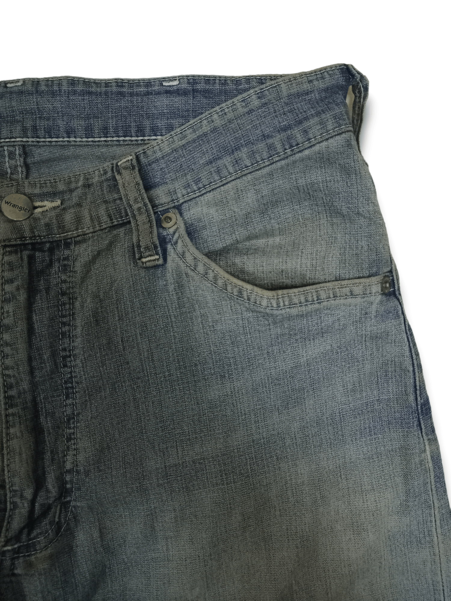 Wrangler Vintage Wrangler Blue Wash Distressed Baggy Jeans 30x27 Size US 30 / EU 46 - 5 Thumbnail