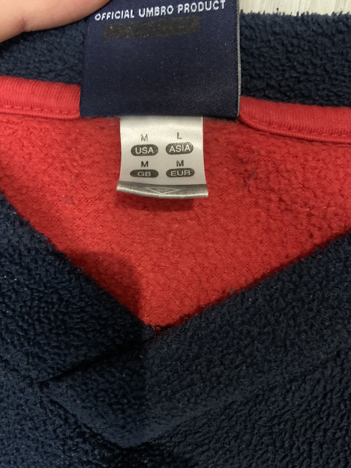 Umbro Vintage Umbro Teddy Fleece Size US M / EU 48-50 / 2 - 4 Thumbnail