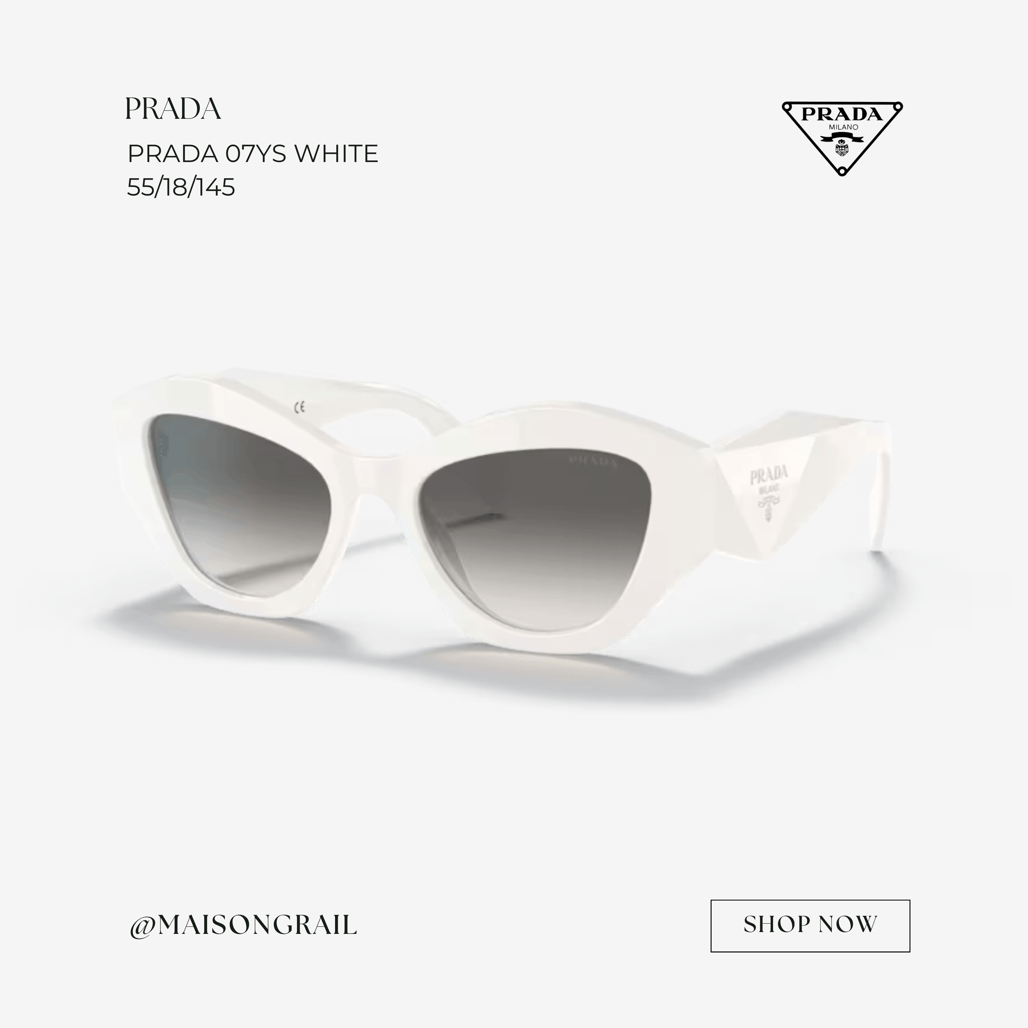 Prada PRADA 0PR 07YS 142130 SUNGLASSES Size ONE SIZE - 1 Thumbnail