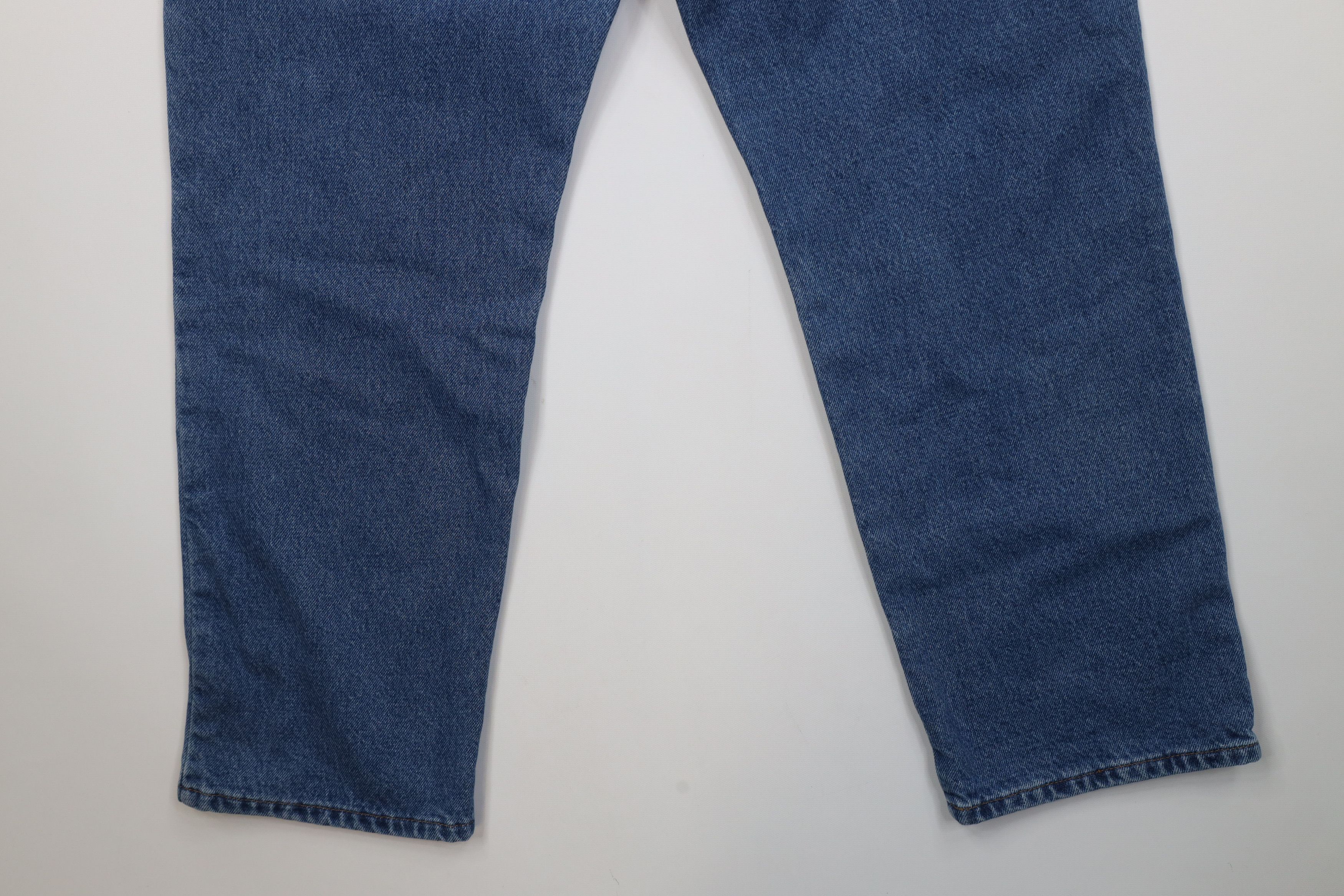 L.L. Bean Vintage 90s Y2K LL Bean Lined Straight Leg Jeans Blue Size US 36 / EU 52 - 13 Thumbnail