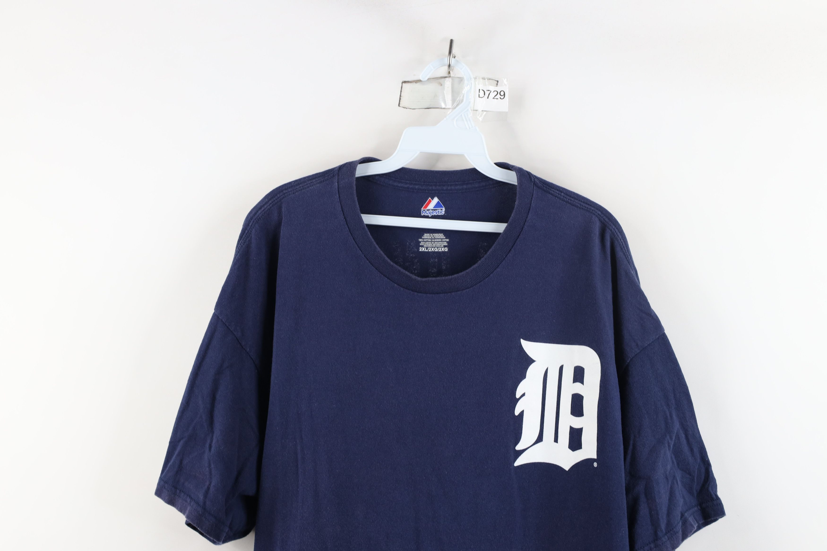 Majestic × Vintage Vintage Majestic Verlander Tigers Baseball Jersey Shirt Size US XXL / EU 58 / 5 - 2 Thumbnail