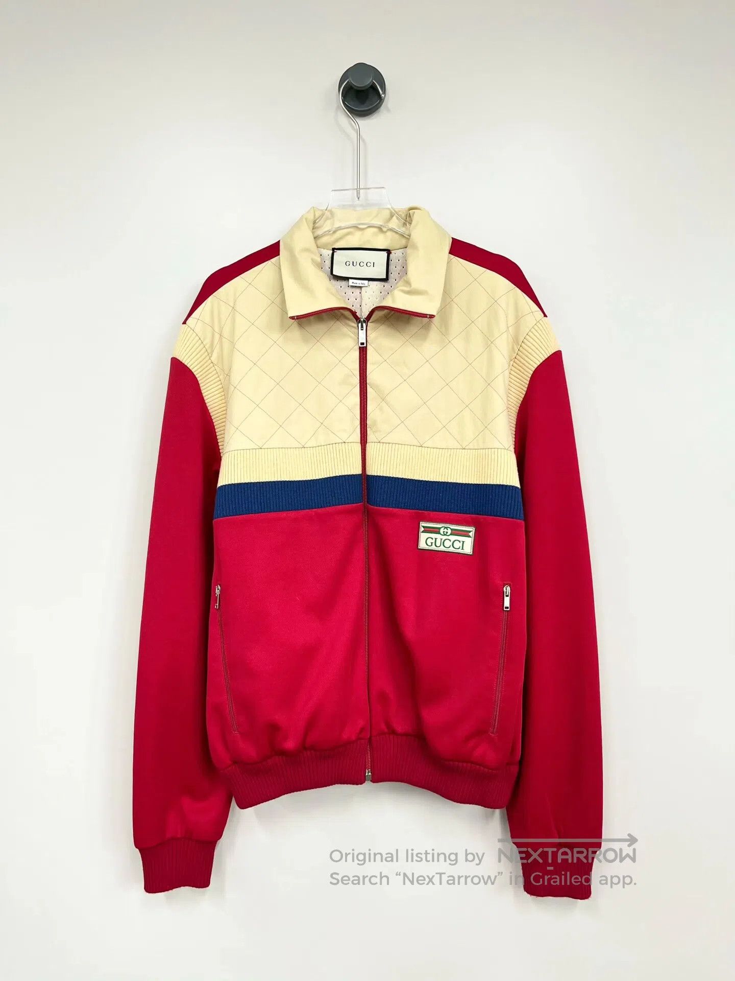 Gucci Guicci Color Block Plain Knit Zipper Jacket| Size US XS / EU 42 / 0 - 1 Thumbnail