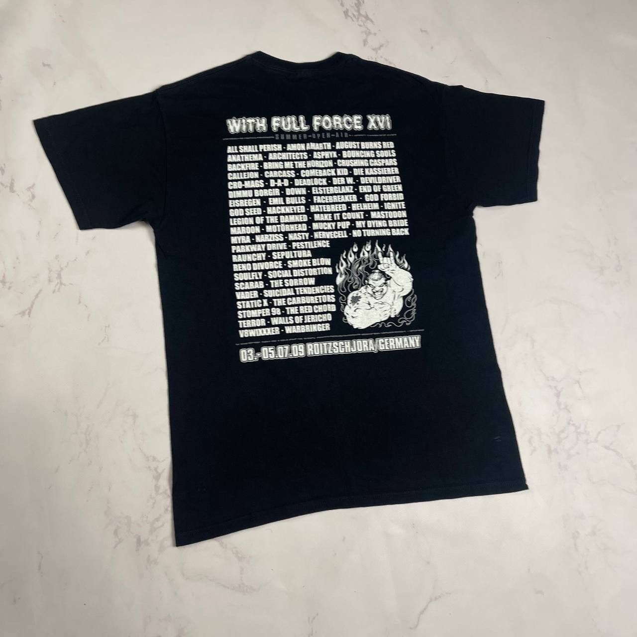 Vintage Band Tees × Vintage With Full Force Festival T-Shirt Sz M Size US M / EU 48-50 / 2 - 9 Thumbnail